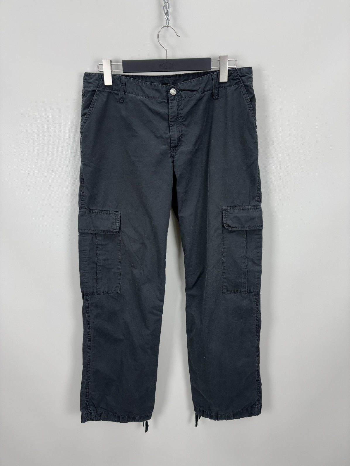 Carhartt Mens cargo pants Carhartt Size 32 Color Black Size US 32 / EU 48 - 2 Thumbnail