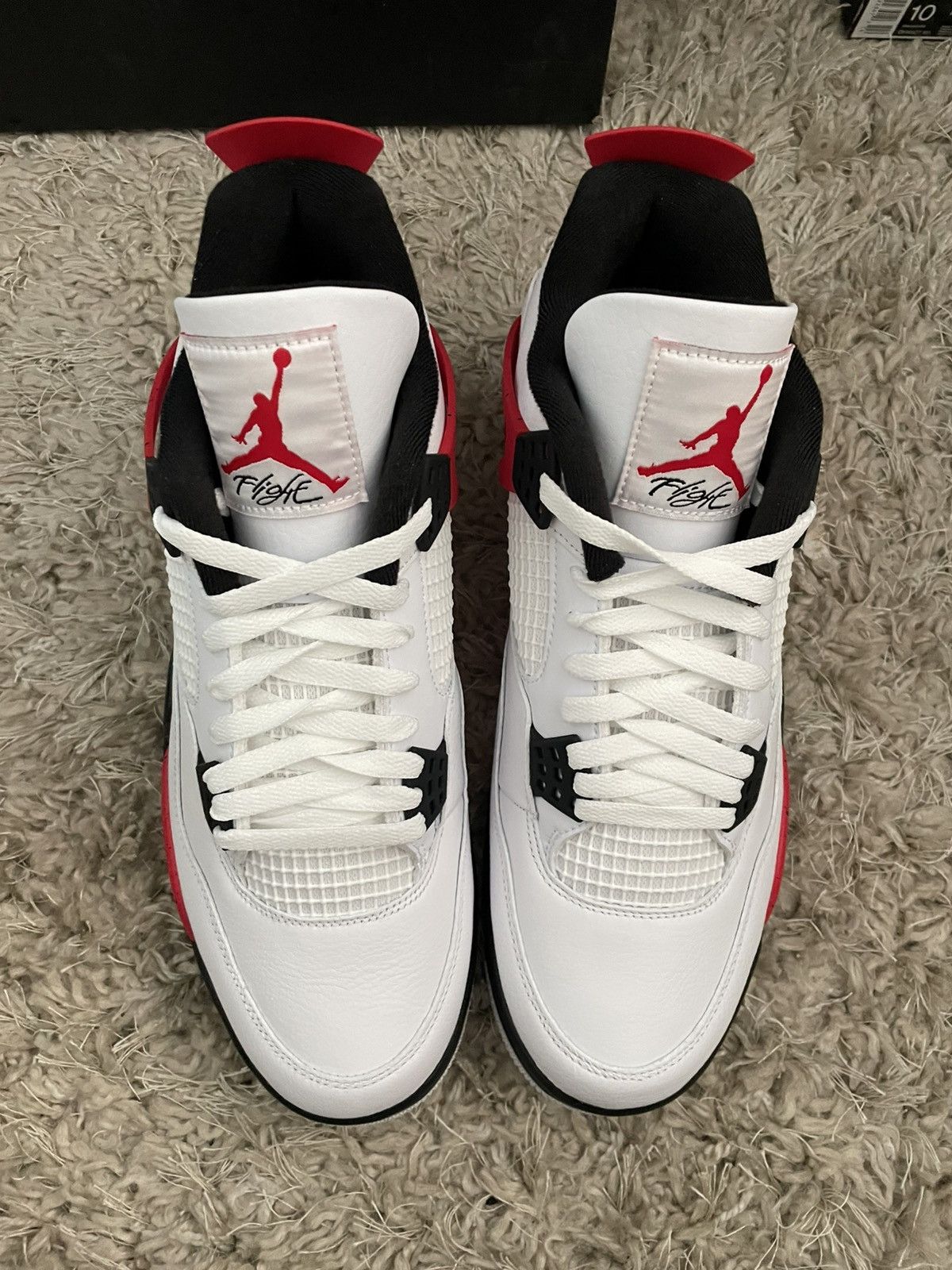 Jordan Brand Jordan 4 Red Cement Size US 11.5 / EU 44-45 - 5 Thumbnail