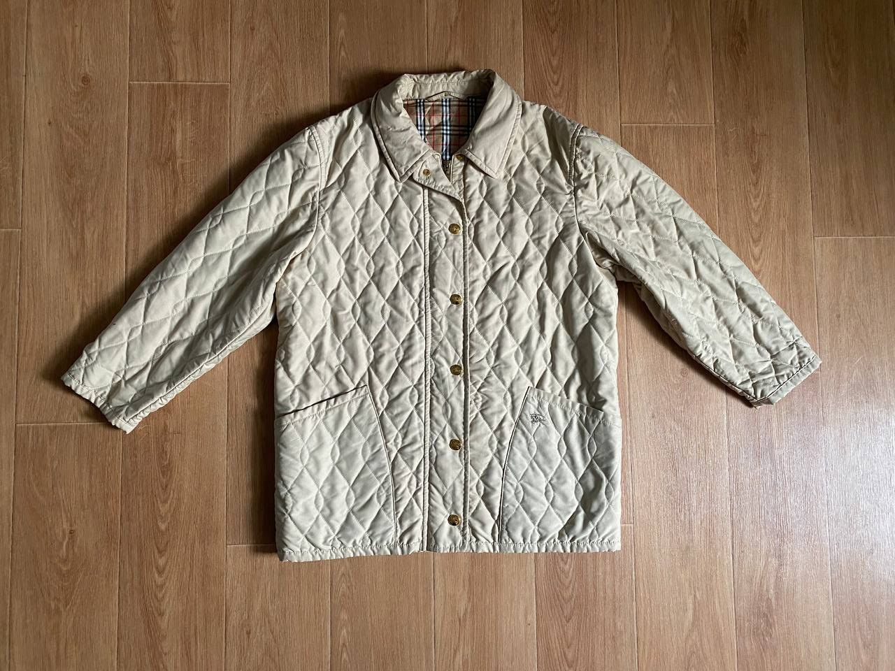 Burberry × Vintage Burberry Vintage Quilted Nova Check Jacket Size US L / EU 52-54 / 3 - 2 Thumbnail