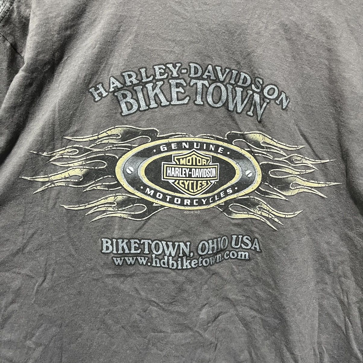 Affliction × Harley Davidson × Vintage CRAZY VINTAGE HARLEY DAVIDSOM Y2K GRUNGE GOTH TEE SHIRT Size US M / EU 48-50 / 2 - 6 Thumbnail