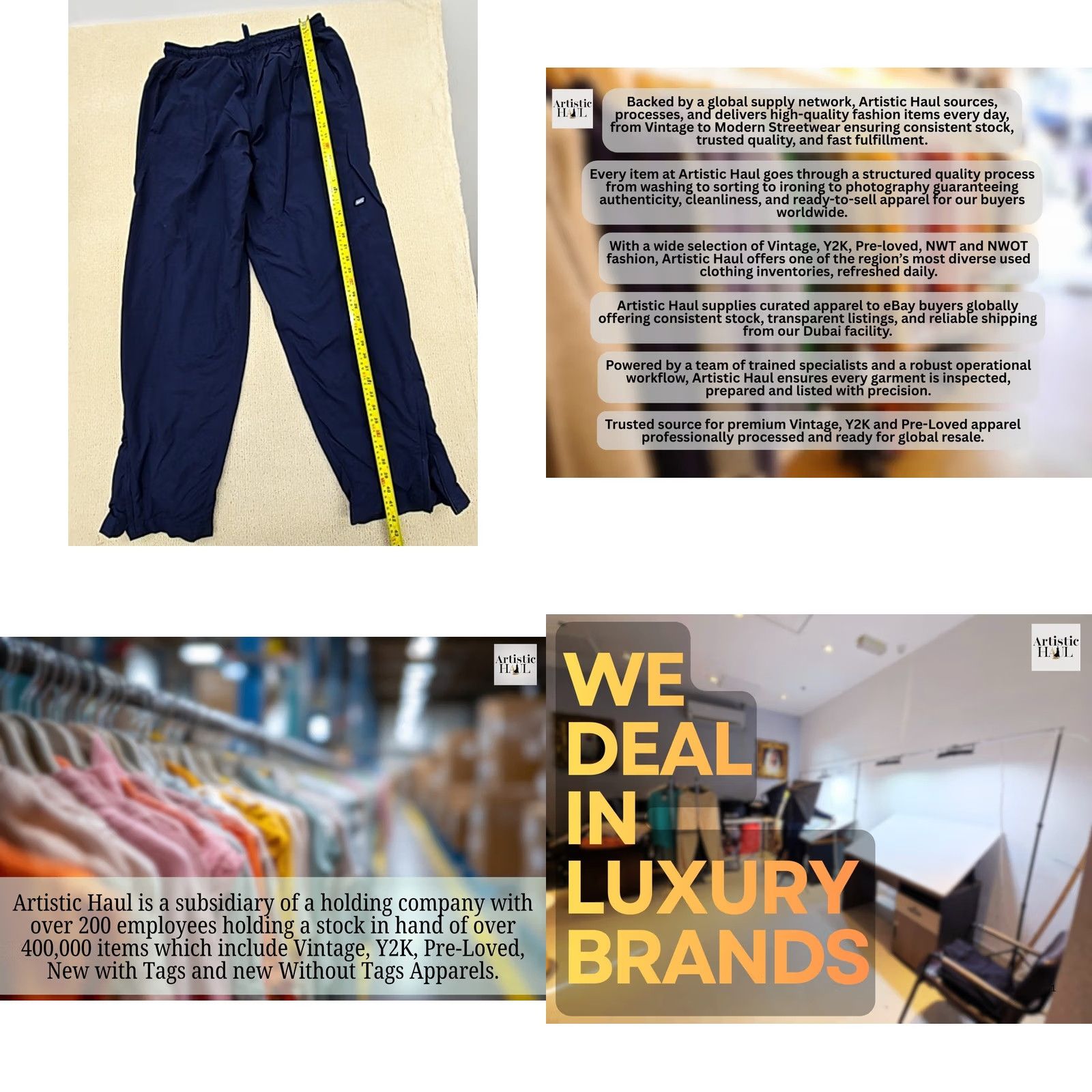 Nike Nike Mens Navy Track Pants L Drawstring Solid Size US 33 - 8 Thumbnail