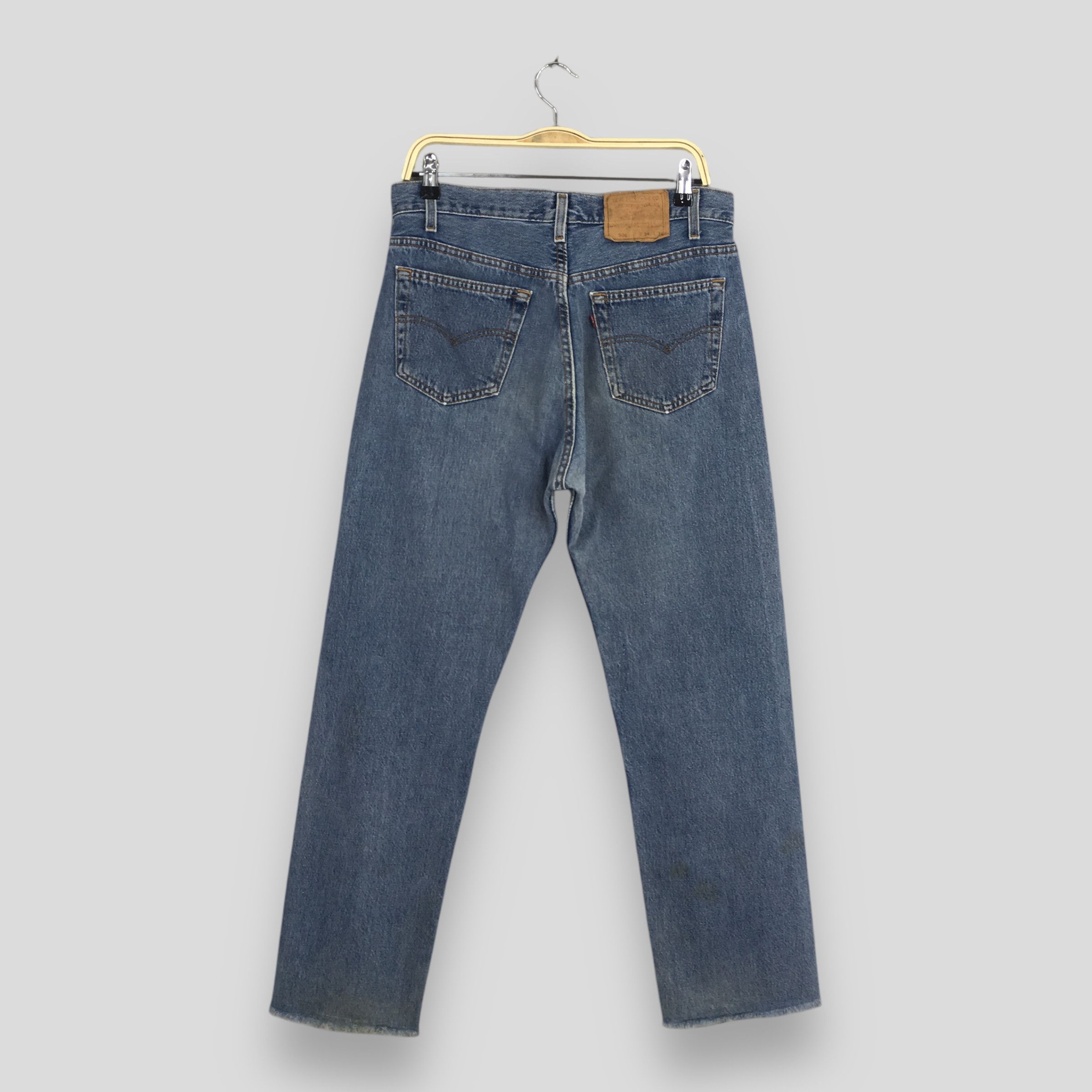 Levi's Size 32x29 Vintage 90s Levi's 501 Light Washed Jeans S969 Size US 32 / EU 48 - 8 Thumbnail