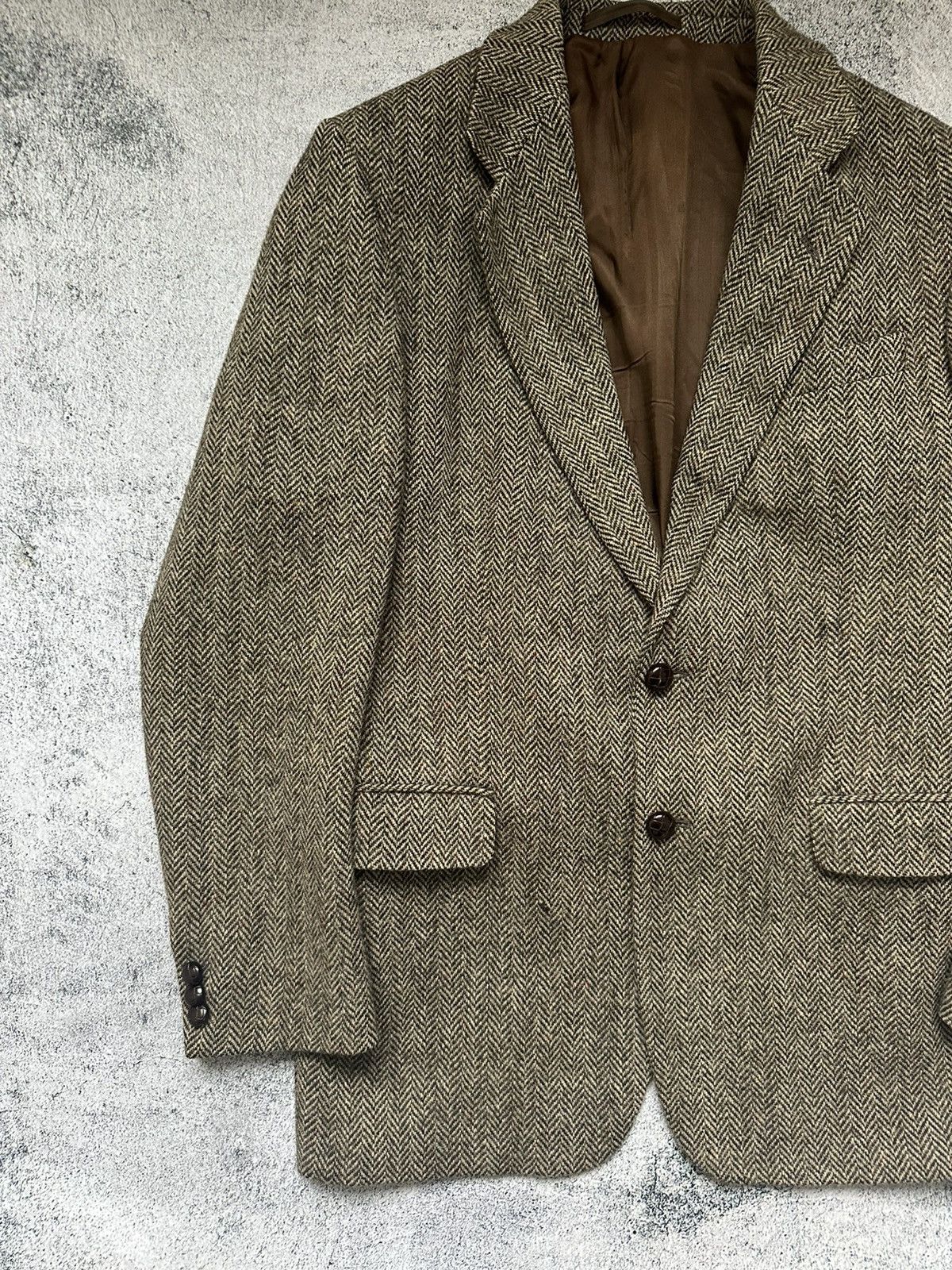 Harris Tweed Harris Tweed St Michael Wool Scottish Hand Woven Coat Size US M / EU 48-50 / 2 - 2 Thumbnail