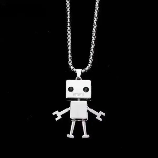 Jewelry Chizuru x Erika Robot Pendant Chain Necklace Size ONE SIZE - 5 Thumbnail