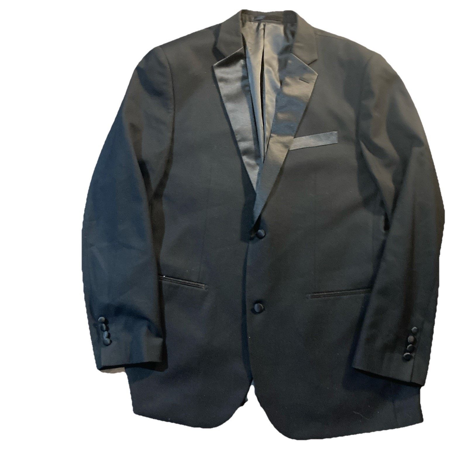 Other Dark Romantic BELLIO Tuxedo Jacket Mens 42L Black Formal Size 42L - 1 Thumbnail