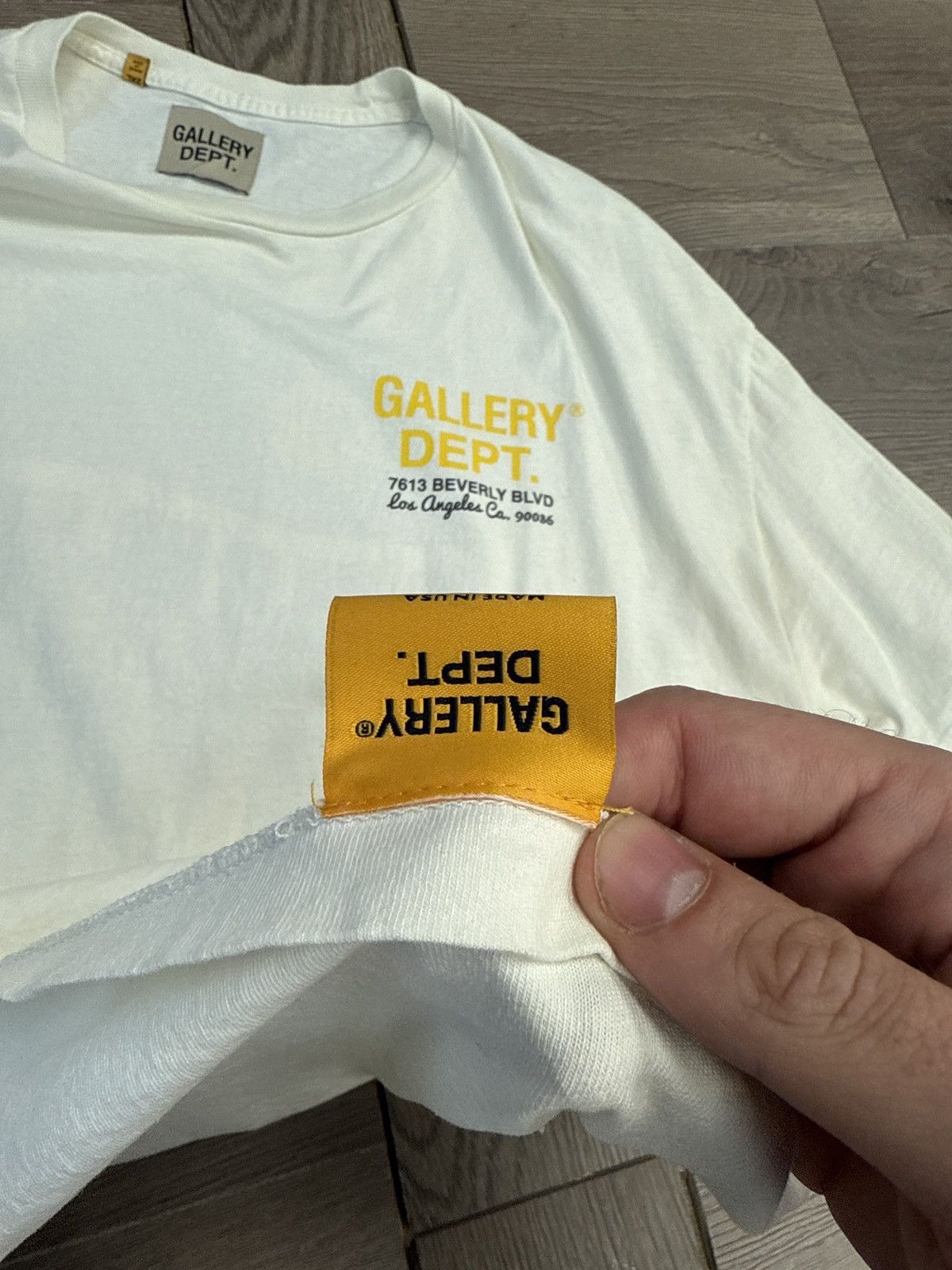 Gallery Dept. Gallery dept drive thru T shirt cream 2xl Size US XXL / EU 58 / 5 - 4 Thumbnail