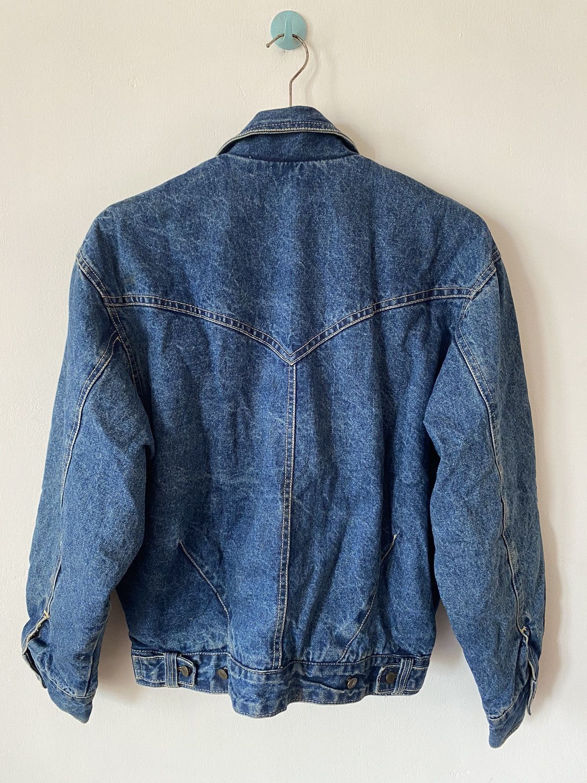 Vintage × Wrangler VTG 90s Wrangler Auth Western jacket jeans denim mens Large Size US M / EU 48-50 / 2 - 8 Thumbnail