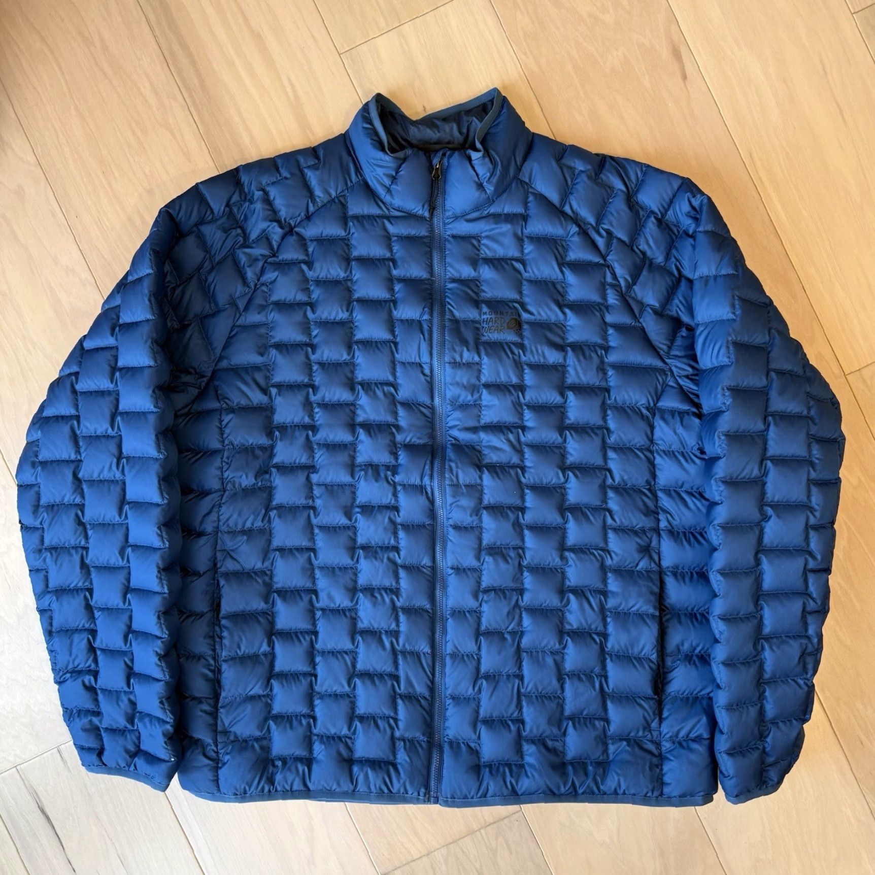 Mountain Hardwear Mountain Hardwear Temescalborz Jacket 2XL Blue Full Zip Puffer Down Insulated Mens Jacket Size US XXL / EU 58 / 5 - 2 Thumbnail