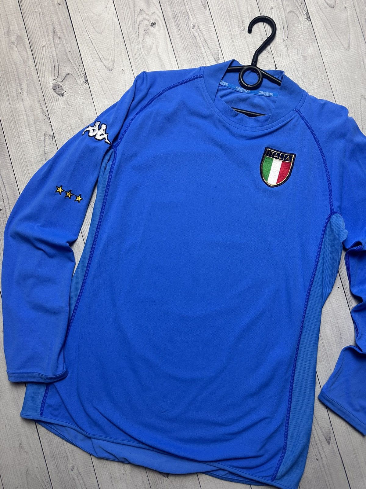 Kappa × Vintage Vintage Italy soccer jersey kappa long sleeve Italia Size Xl Size US XL / EU 56 / 4 - 3 Thumbnail