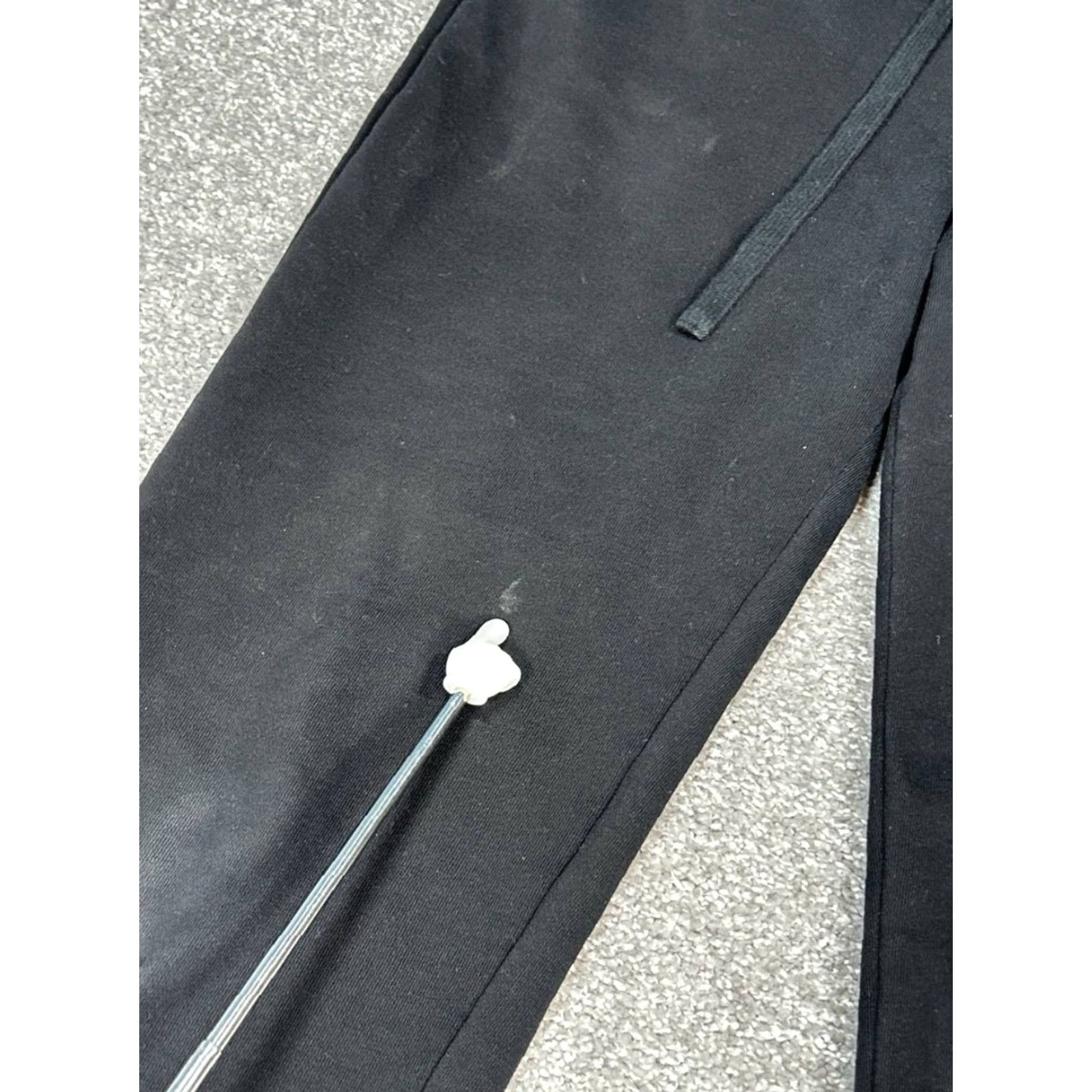 Vince Vince Mens Black Hemp Pants Mid Rise Straight Leg Drawstring Slim? (Note: ensure only original words, no new info) Size US 29 - 3 Thumbnail