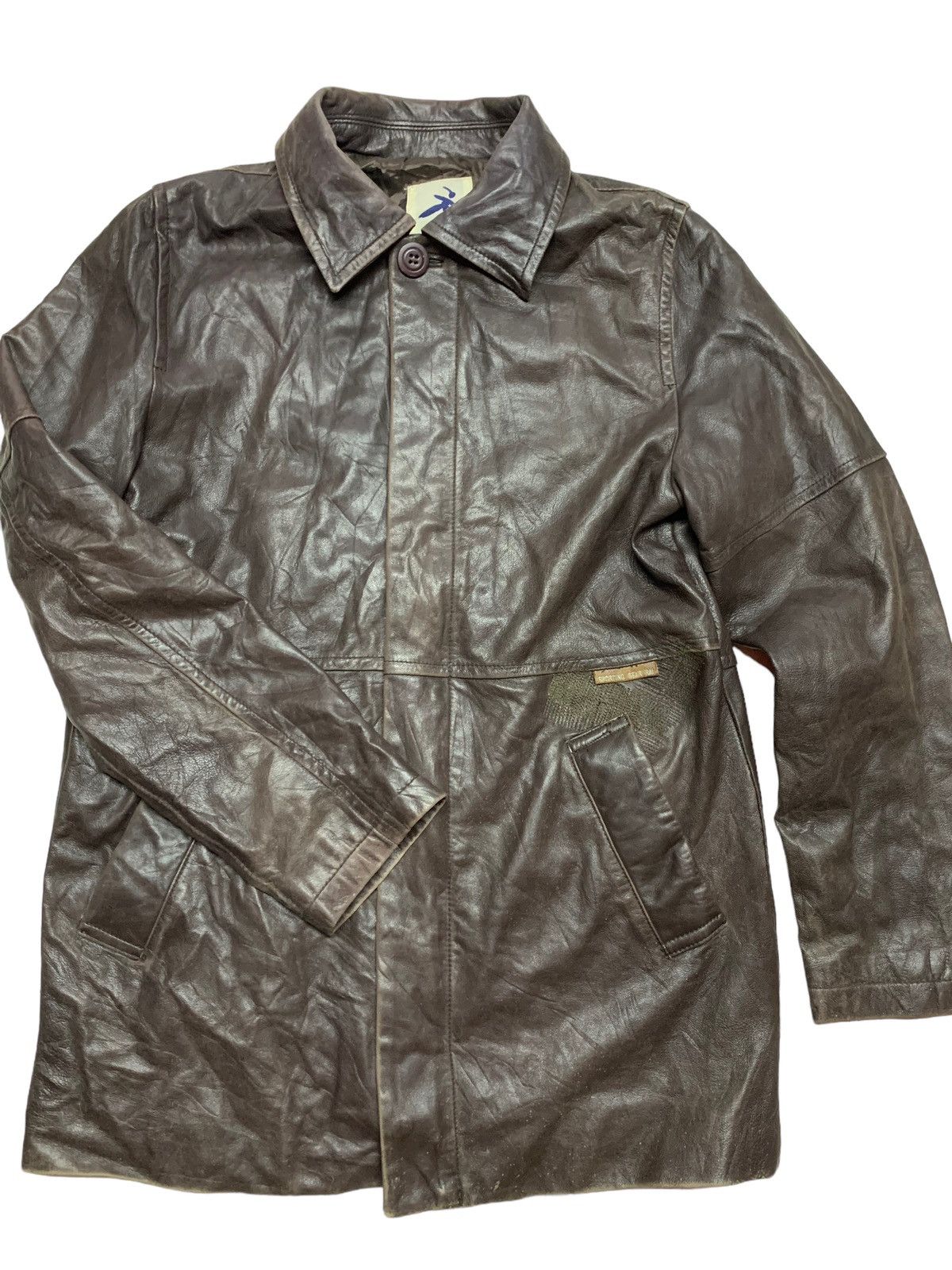 Hai Sporting Gear Vintage 80s brown real leather jacket Size S / US 4 / IT 40 - 9 Thumbnail
