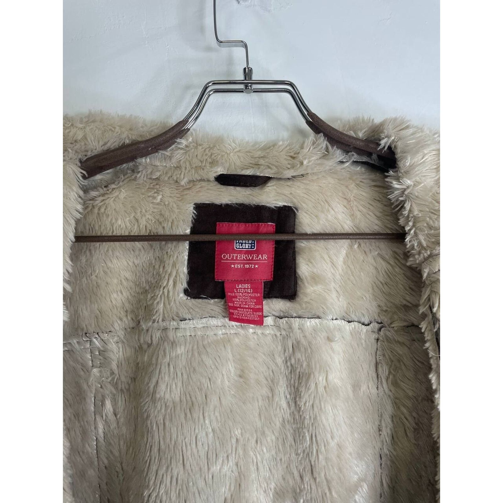 Japanese Brand Vintage Brown Faux Shearling Zip Vest Sherpa Lined Outerwear Size M / US 6-8 / IT 42-44 - 9 Thumbnail