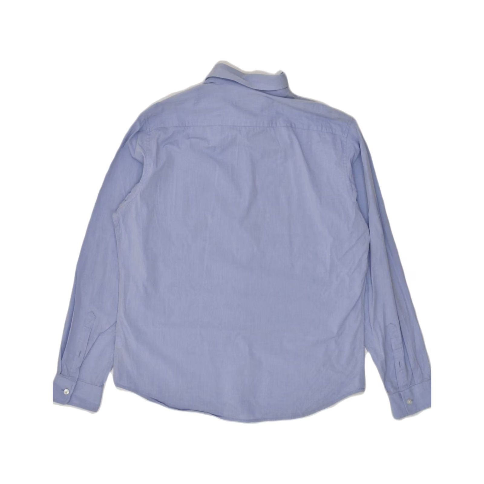 Mossimo MOSSIMO Mens Shirt Large Blue Cotton Slim Fit Size US L / EU 52-54 / 3 - 2 Thumbnail