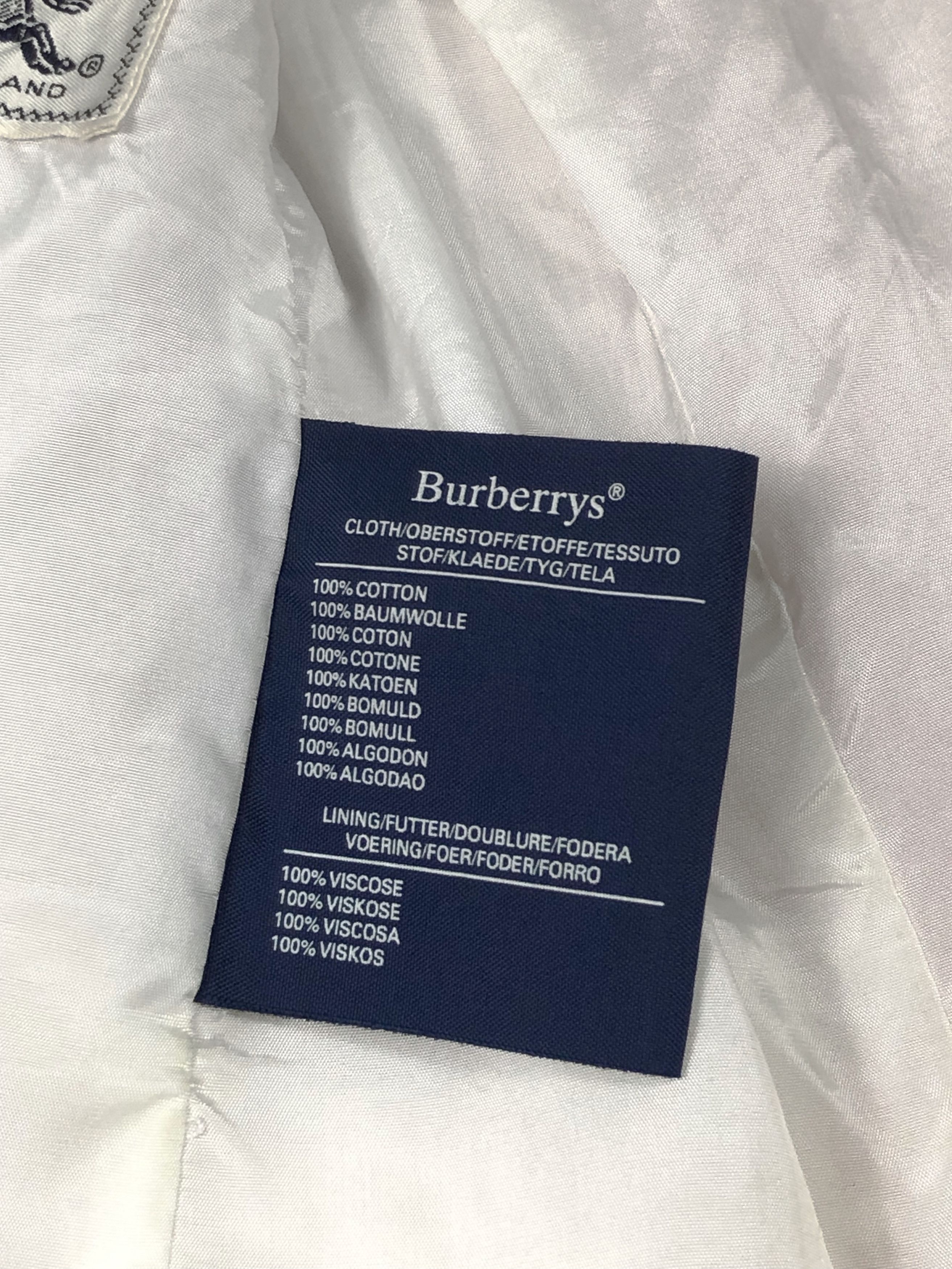 Burberry RARE🔥VINTAGE BURBERRYS MADE IN ENGLAND PINK HICKORY COAT Size S / US 4 / IT 40 - 8 Thumbnail