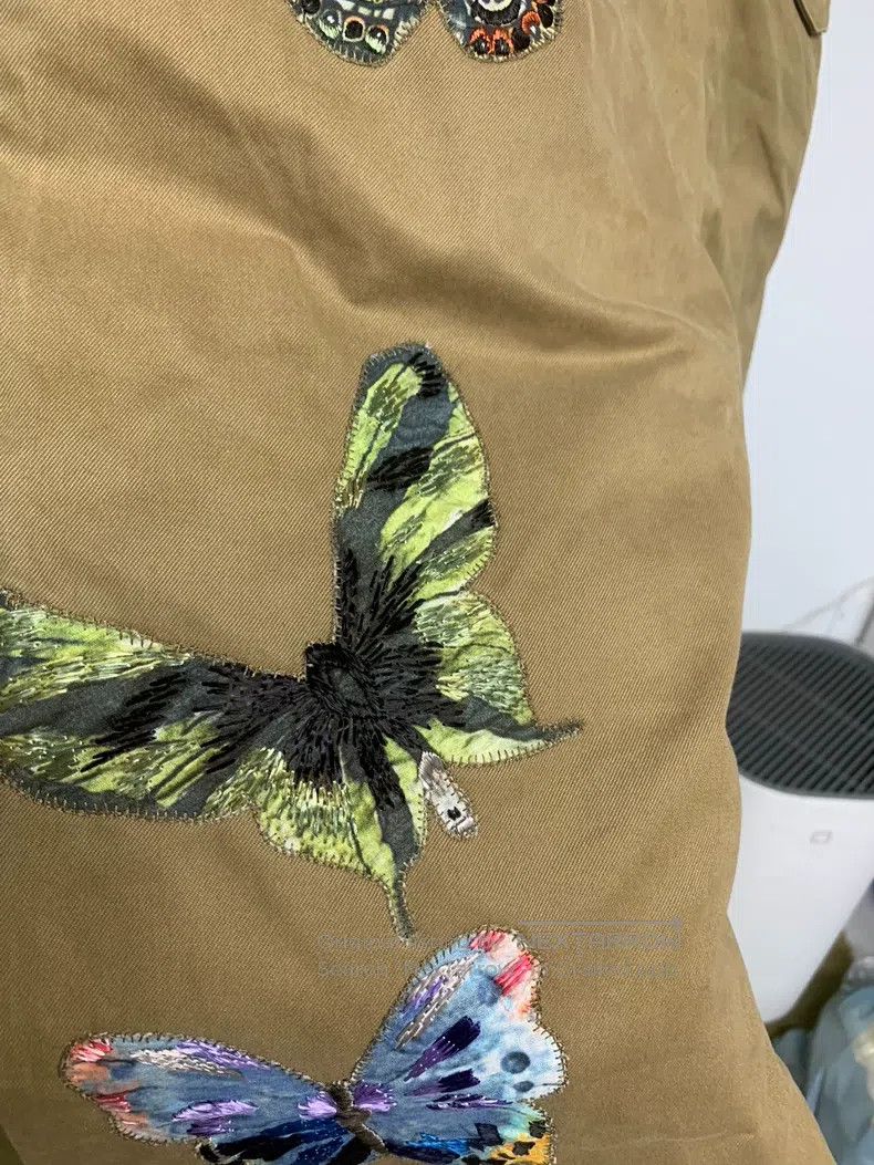Valentino Valentino Butterfly embroidered men's slacks Size US 32 / EU 48 - 4 Thumbnail