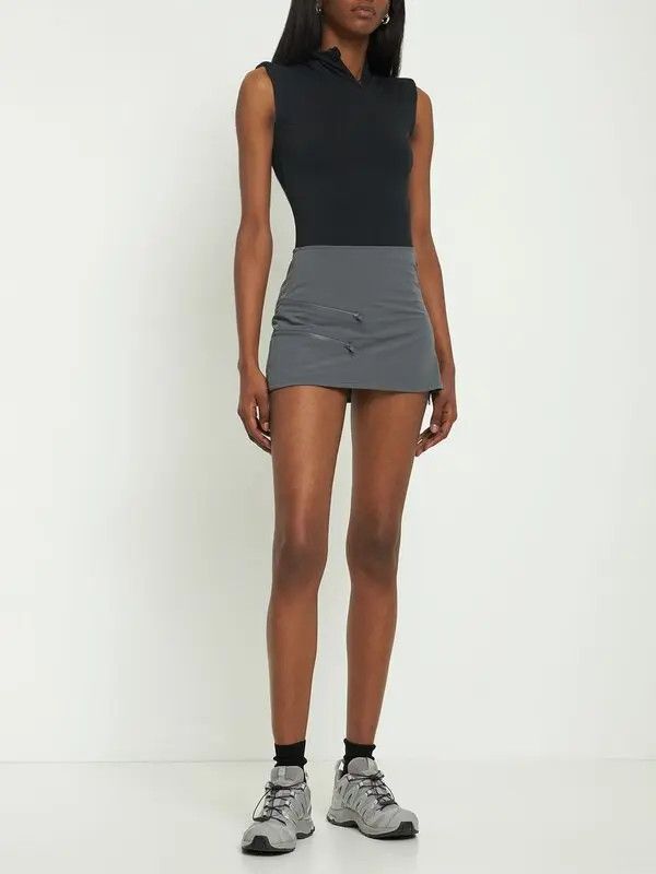 Entire Studios o1mle0524 Pocket Mini Skirt in Grey Size 32" / US 10 / IT 46 - 2 Thumbnail