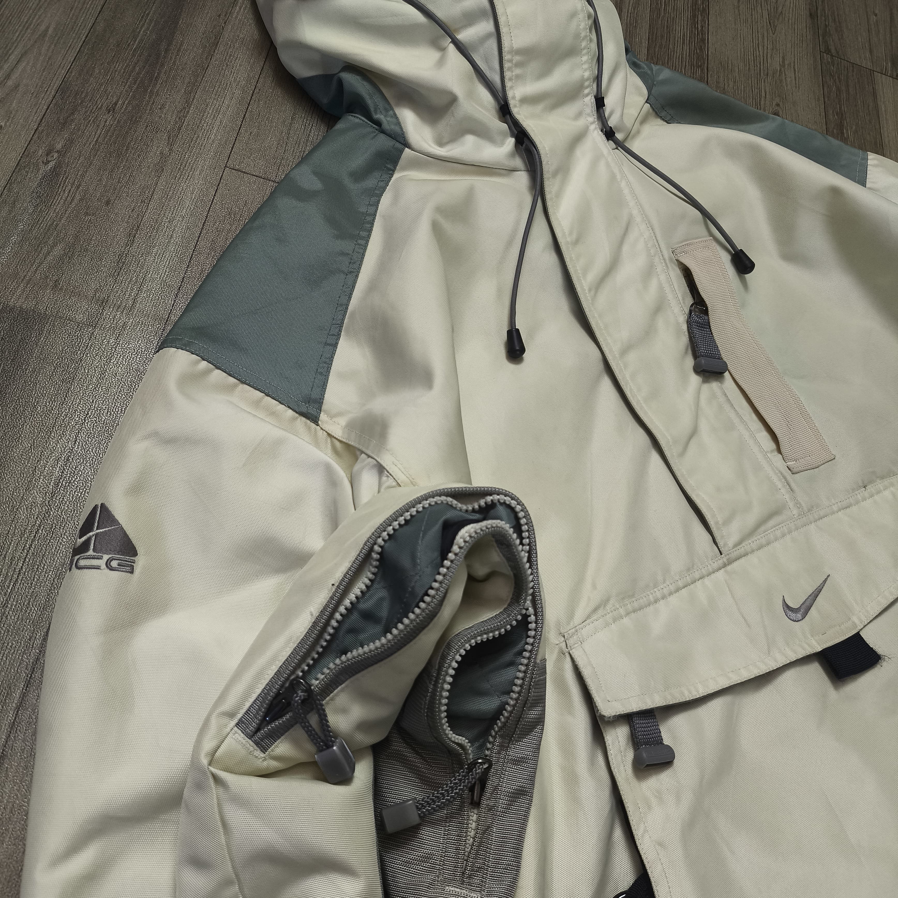 Goretex × Nike ACG Nike ACG Padded Half Zip Winter Anorak Jacket (1990s) Size US XL / EU 56 / 4 - 4 Thumbnail