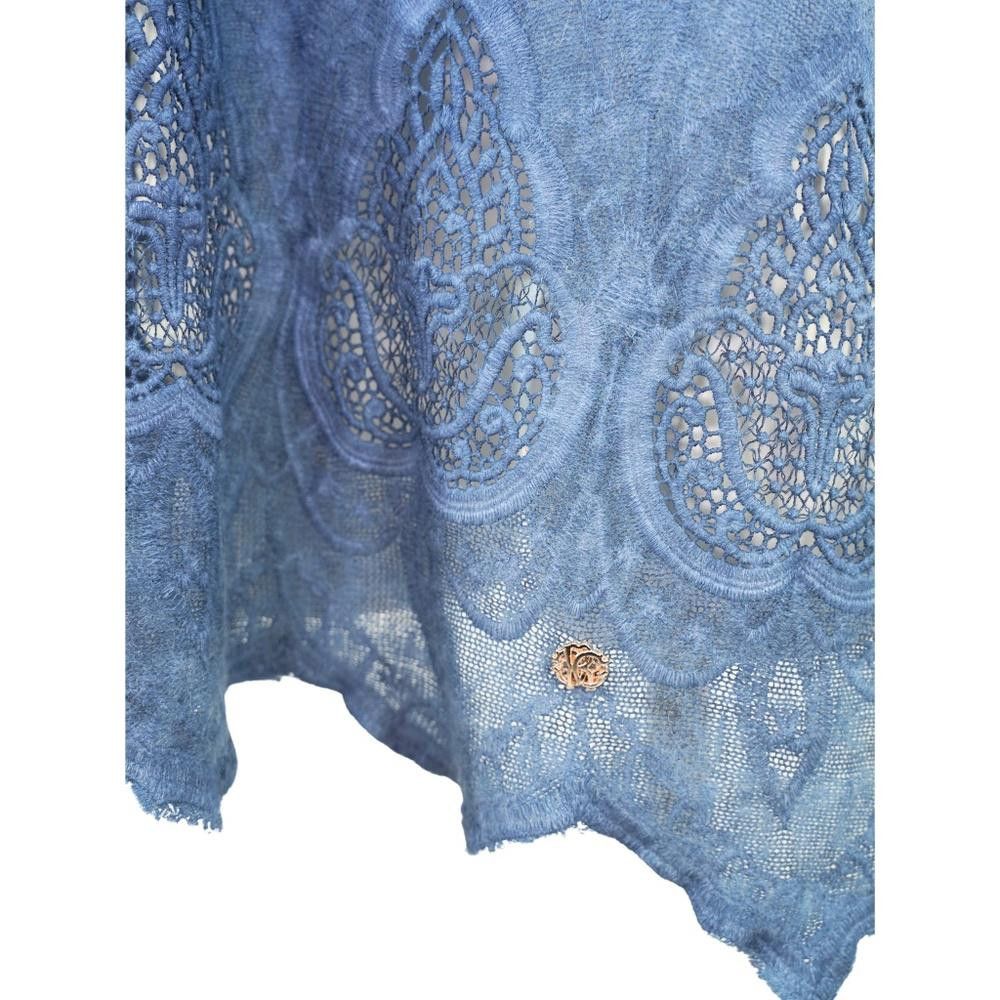 Roberto Cavalli NWT Roberto Cavelli Blue Long Sleeve Sweater Size L / US 10 / IT 46 - 5 Thumbnail