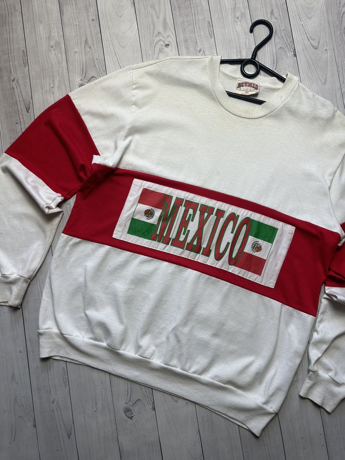 Vintage Vintage Mexico soccer sweatshirt big logo size XL Size US XL / EU 56 / 4 - 2 Thumbnail