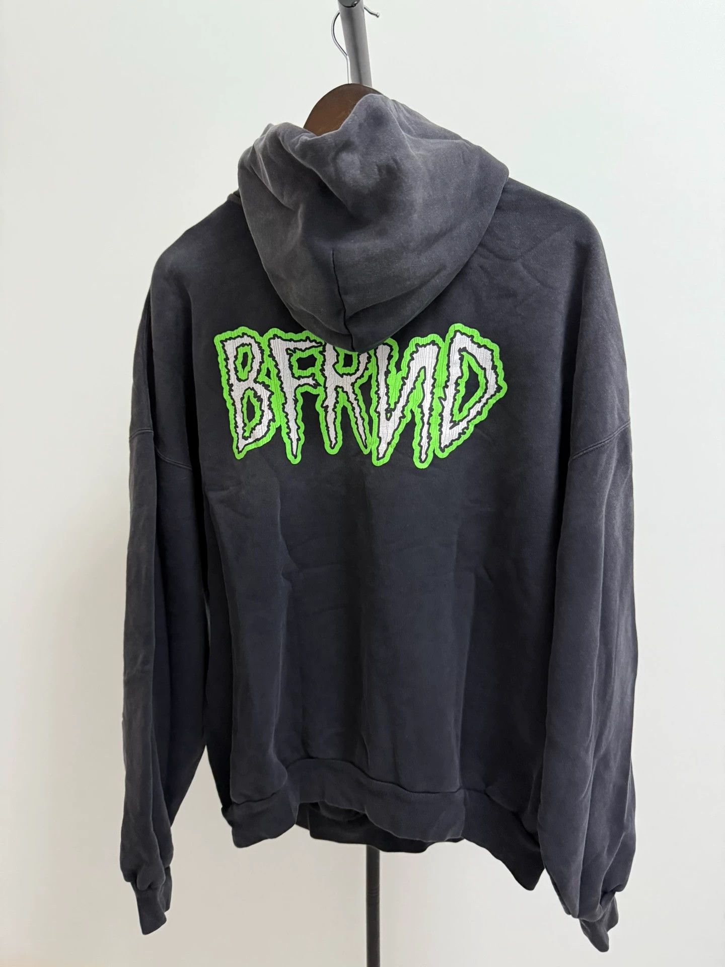 Balenciaga Balenciaga x BFRND 24ss Forbidden Distressed OS Hoodie Size US S / EU 44-46 / 1 - 2 Thumbnail