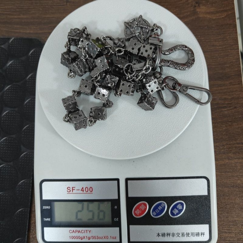 Vintage Retro Dice Skull Pants Chain Ghost Head Size ONE SIZE - 8 Thumbnail