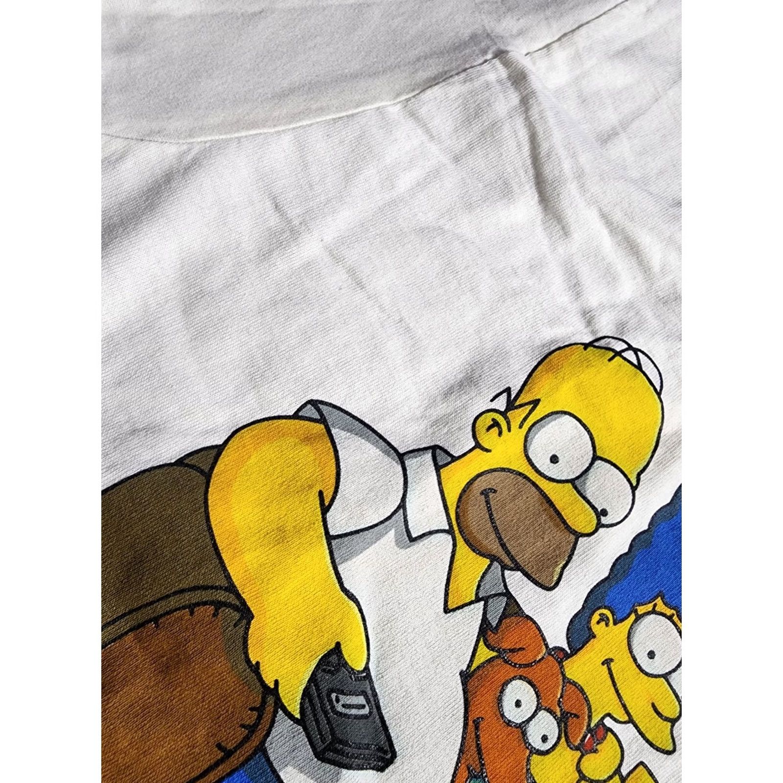 Vintage VINTAGE The Simpsons Shirt Mens XL White 2002 Cartoon Graphic Tee NWT Flawed Size US XL / EU 56 / 4 - 7 Thumbnail