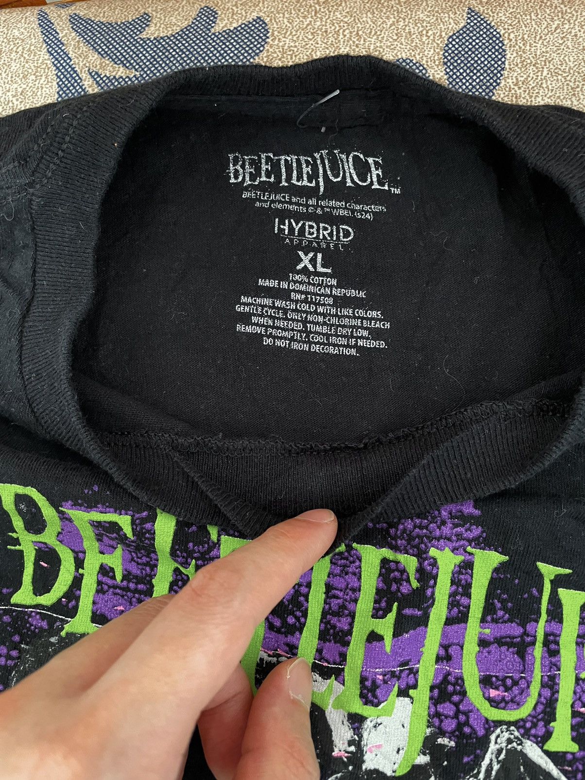 Vintage BEETLEJUICE MOVIE (2024) Size US XL / EU 56 / 4 - 3 Thumbnail