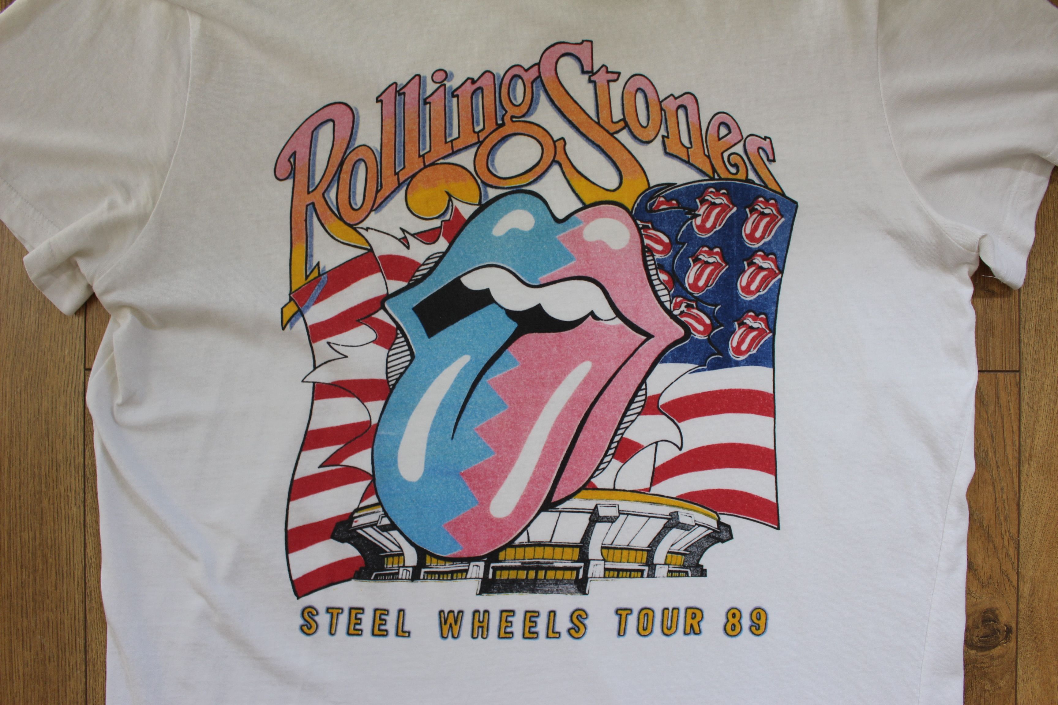 Band Tees × The Rolling Stones Steel Wheels Tour Tee - Harry Styles Size US M / EU 48-50 / 2 - 4 Thumbnail