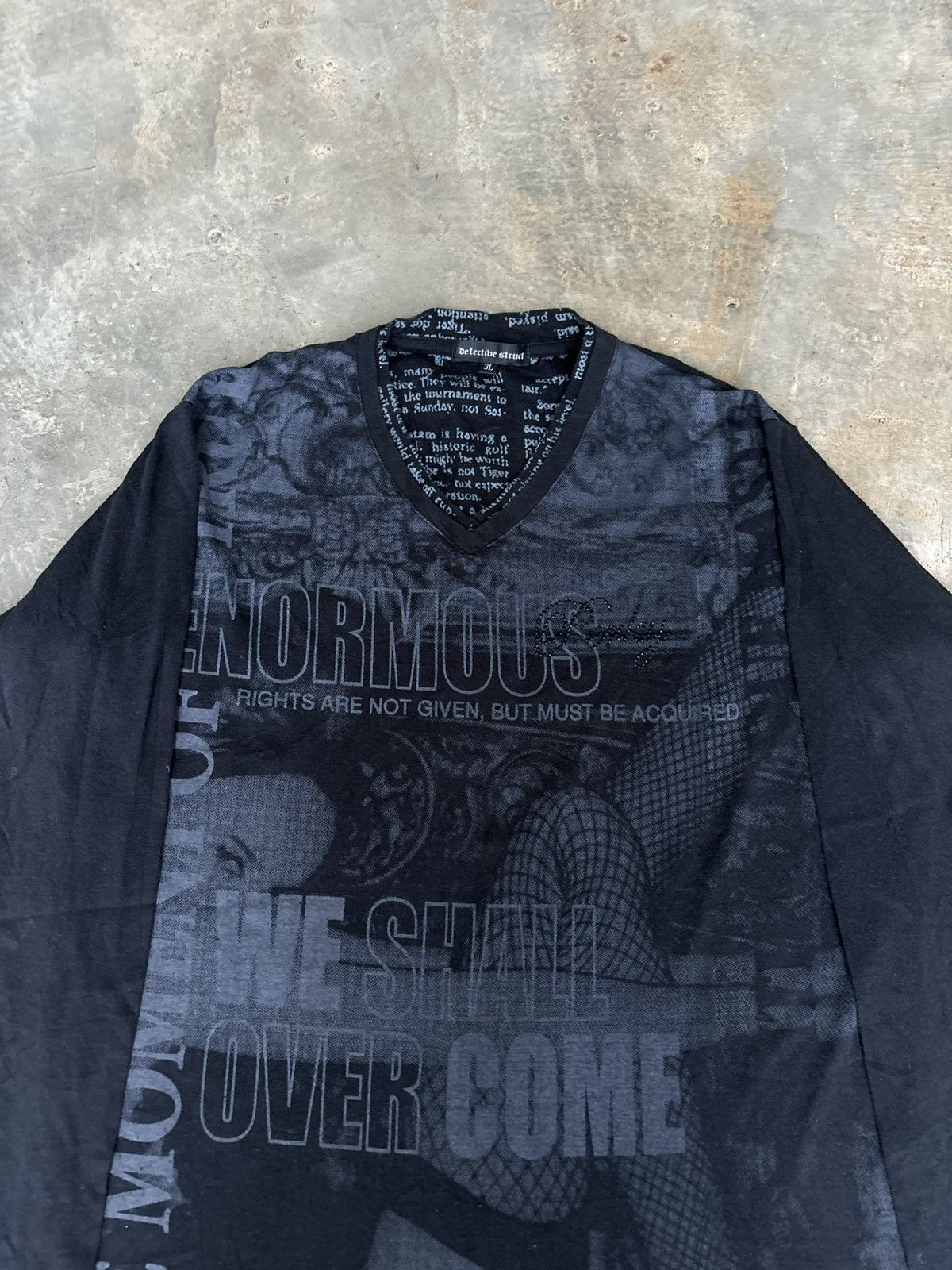 Hysteric Glamour Y2k Detectibe Struct Ifsixwasnine Lgb Punk Style Longsleeve Size US L / EU 52-54 / 3 - 2 Thumbnail