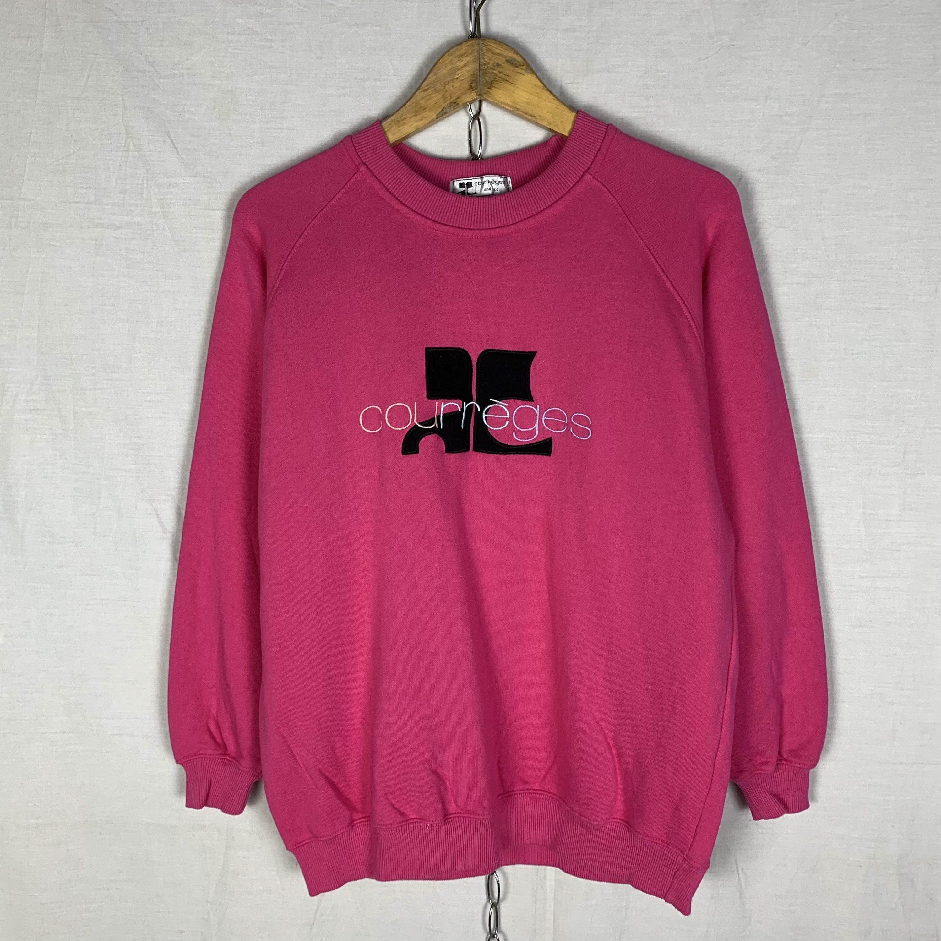 Courreges Vintage Courreges Paris Sweatshirt Crewneck Size L / US 10 / IT 46 - 1 Thumbnail
