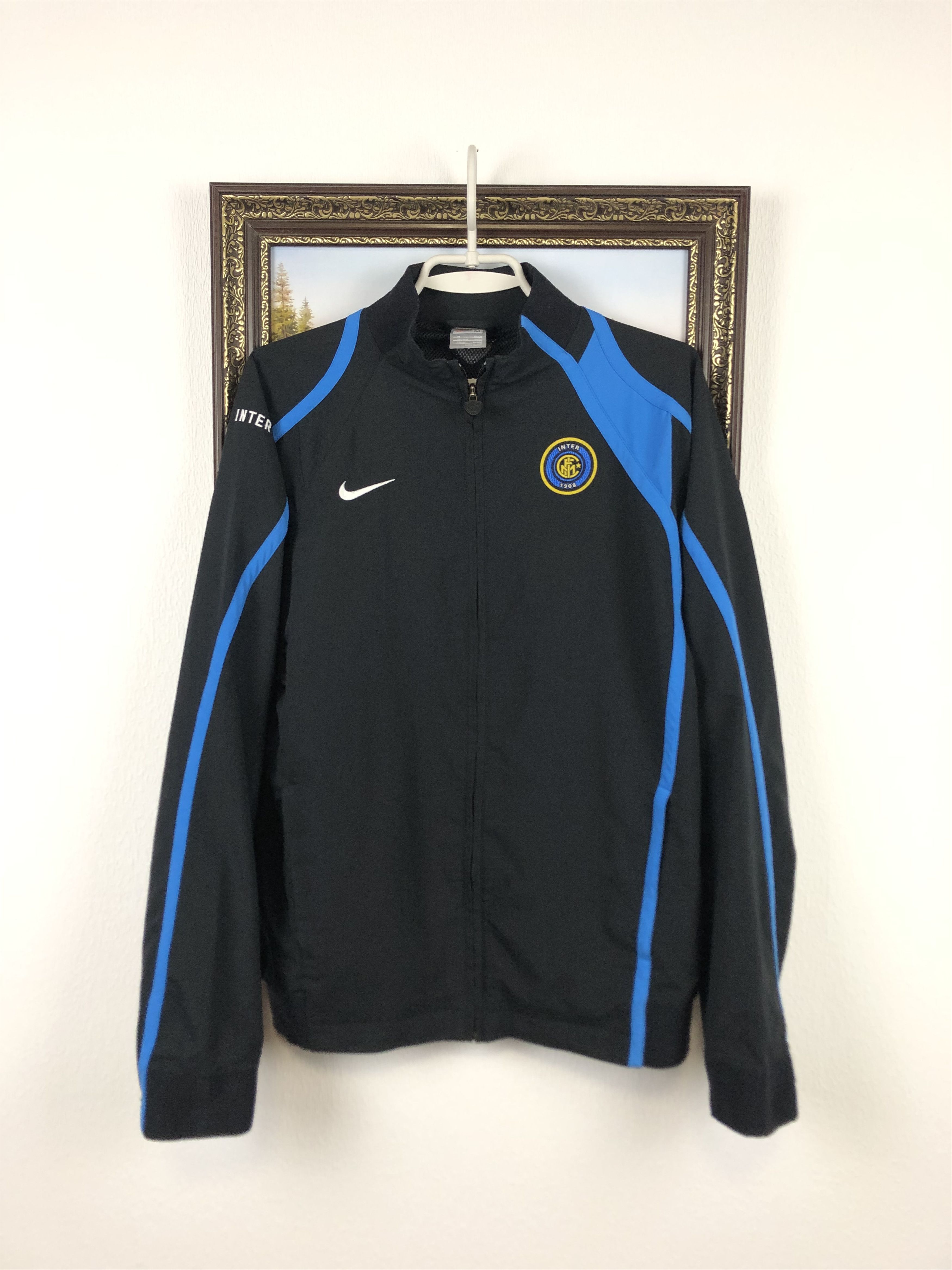 image of Nike Vintage Internazionale Inter Football Jacket Track Top, Men's (Size Medium)