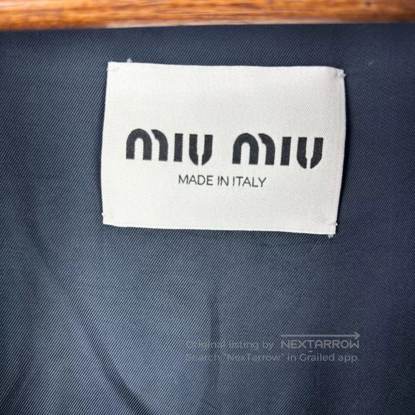 Miu Miu navy striped zip. Size M / US 6-8 / IT 42-44 - 3 Thumbnail