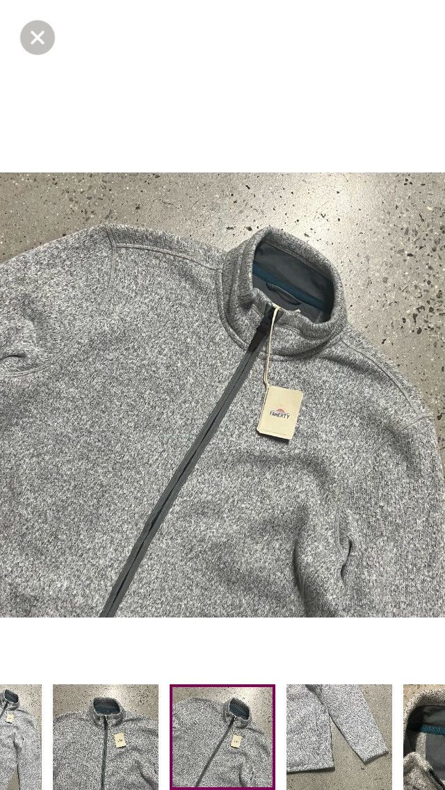 Faherty Faherty Full Zip Fleece Sweater MKH2342 Large Size US L / EU 52-54 / 3 - 5 Thumbnail