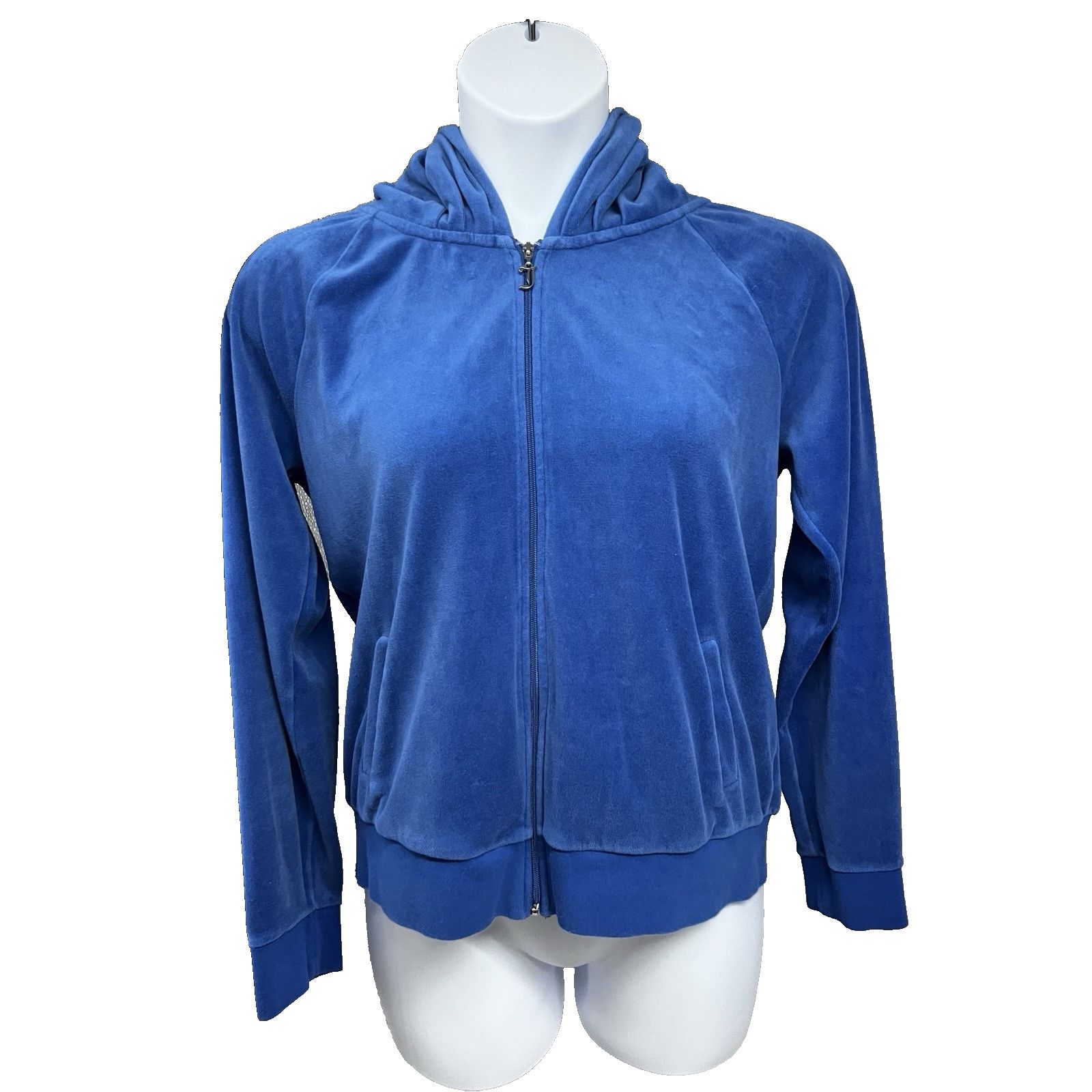 Juicy Couture Vintage Y2K Juicy Couture Blue Velour Relaxed Tracksuit XL Size XL / US 12-14 / IT 48-50 - 4 Thumbnail