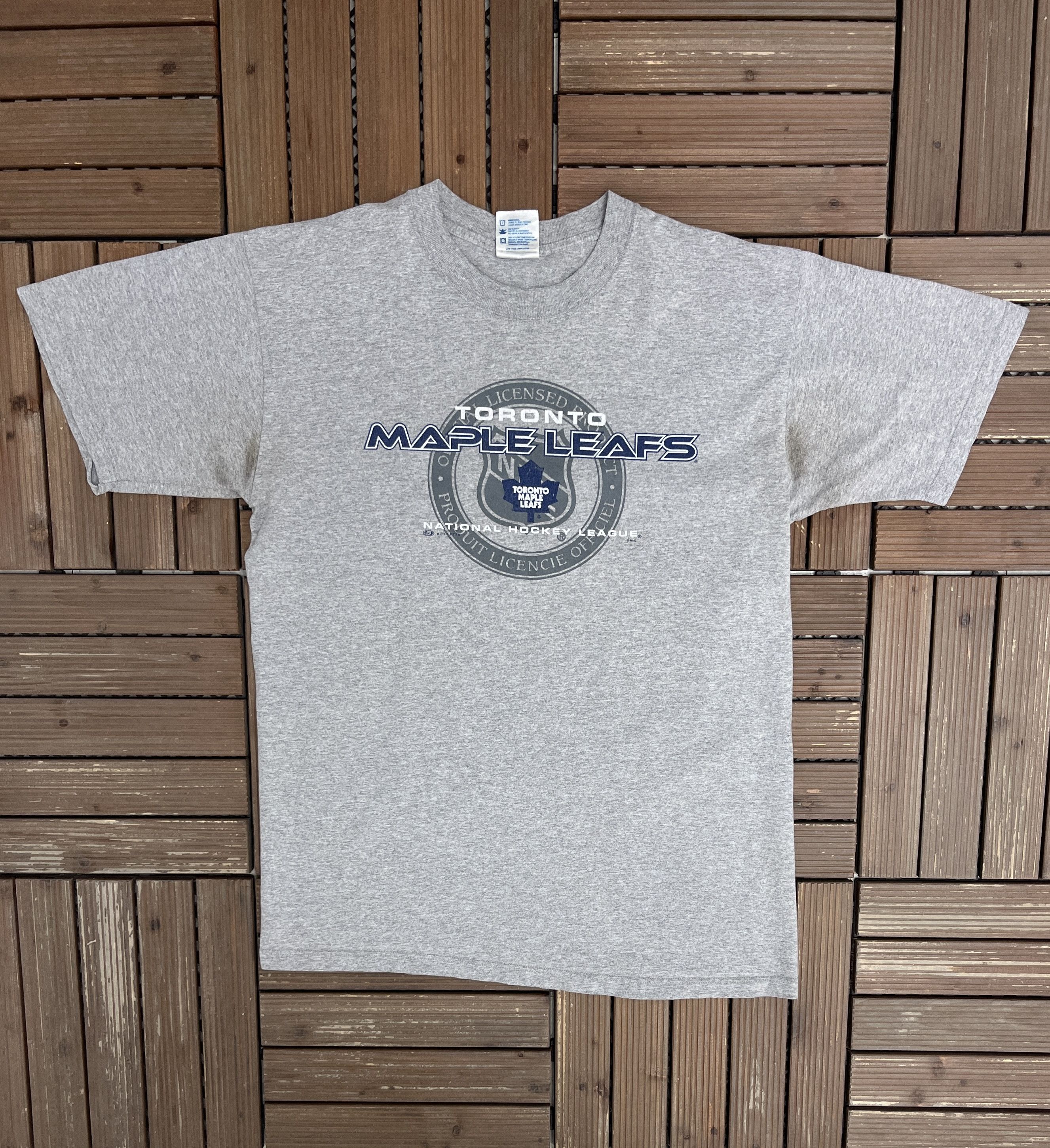 Vintage Toronto Maple Leafs Hockey Vintage Grey T-Shirt Tee Size US L / EU 52-54 / 3 - 1 Thumbnail