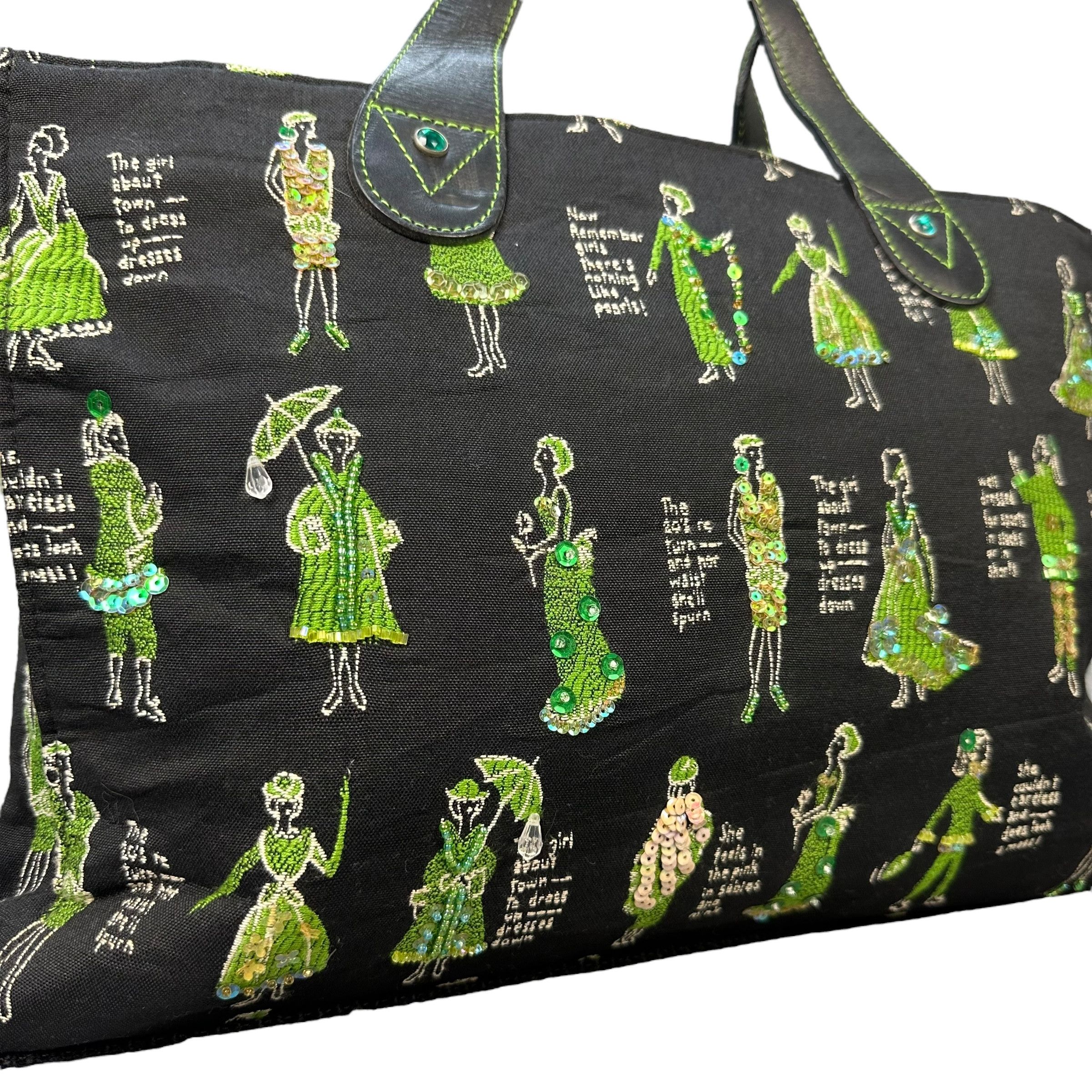 Japanese Brand THINK BEE! Lady's Fashion Graphic Tote Bag Size ONE SIZE - 7 Thumbnail