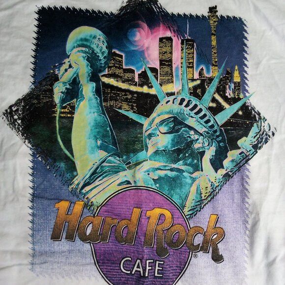 Hard Rock Cafe Vintage Hard Rock Cafe New York City Liberty Statue T-Shirt Size US XXL / EU 58 / 5 - 1 Thumbnail