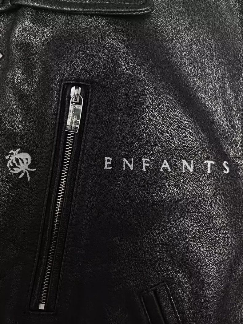 Enfants Riches Deprimes Enfants Riches Deprimes Black smoky embroidery fur jacket 2 Size US L / EU 52-54 / 3 - 5 Thumbnail