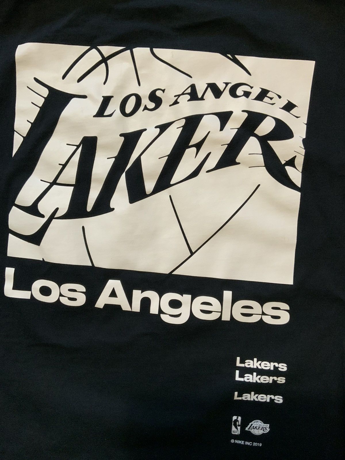 NBA Nike NBA Los Angeles Lakers City Edition Showtime T-Shirt Size US XL / EU 56 / 4 - 8 Thumbnail