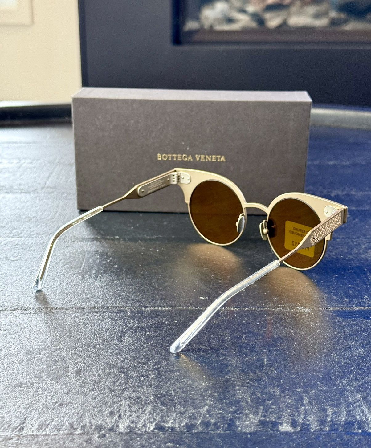 Bottega Veneta 25 / 30 LIMITED EDITION BV15 18K ROSE GOLD FILLED SUNGLASSES Size ONE SIZE - 18 Thumbnail