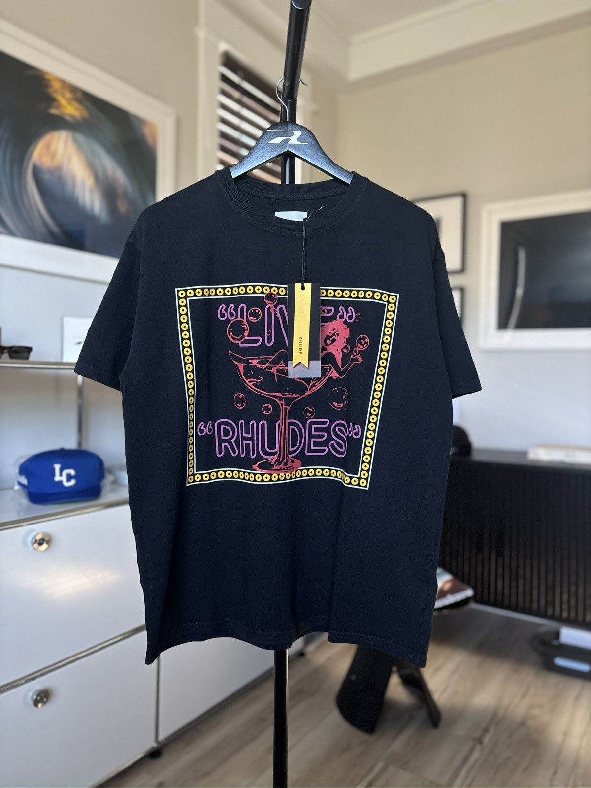 Rhude RHUDE | LIVE NUDES GRAPHIC LOGO TEE Size US S / EU 44-46 / 1 - 2 Thumbnail