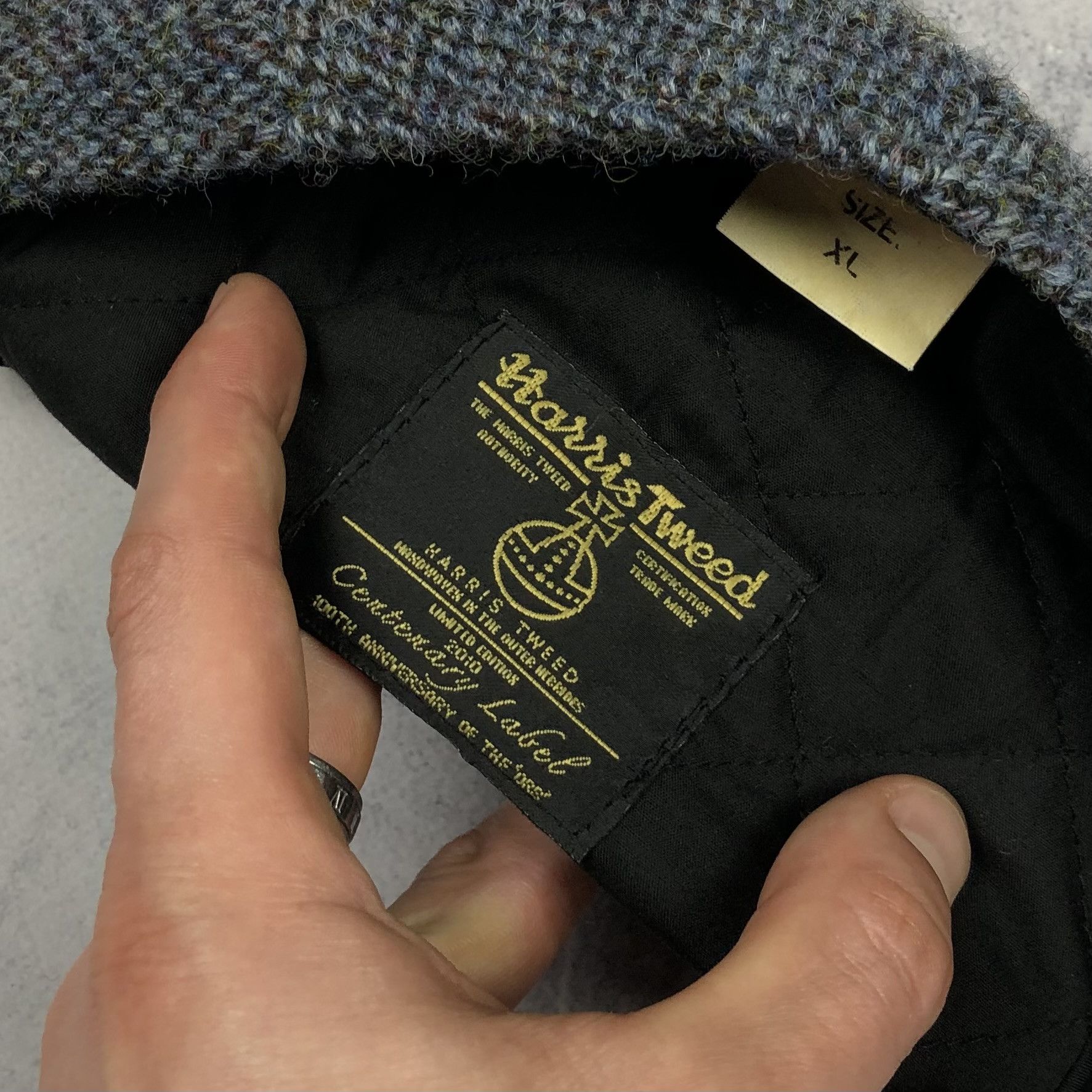 Harris Tweed Harris Tweed Flat Cap Limited Edition Centenary Label Size ONE SIZE - 6 Thumbnail