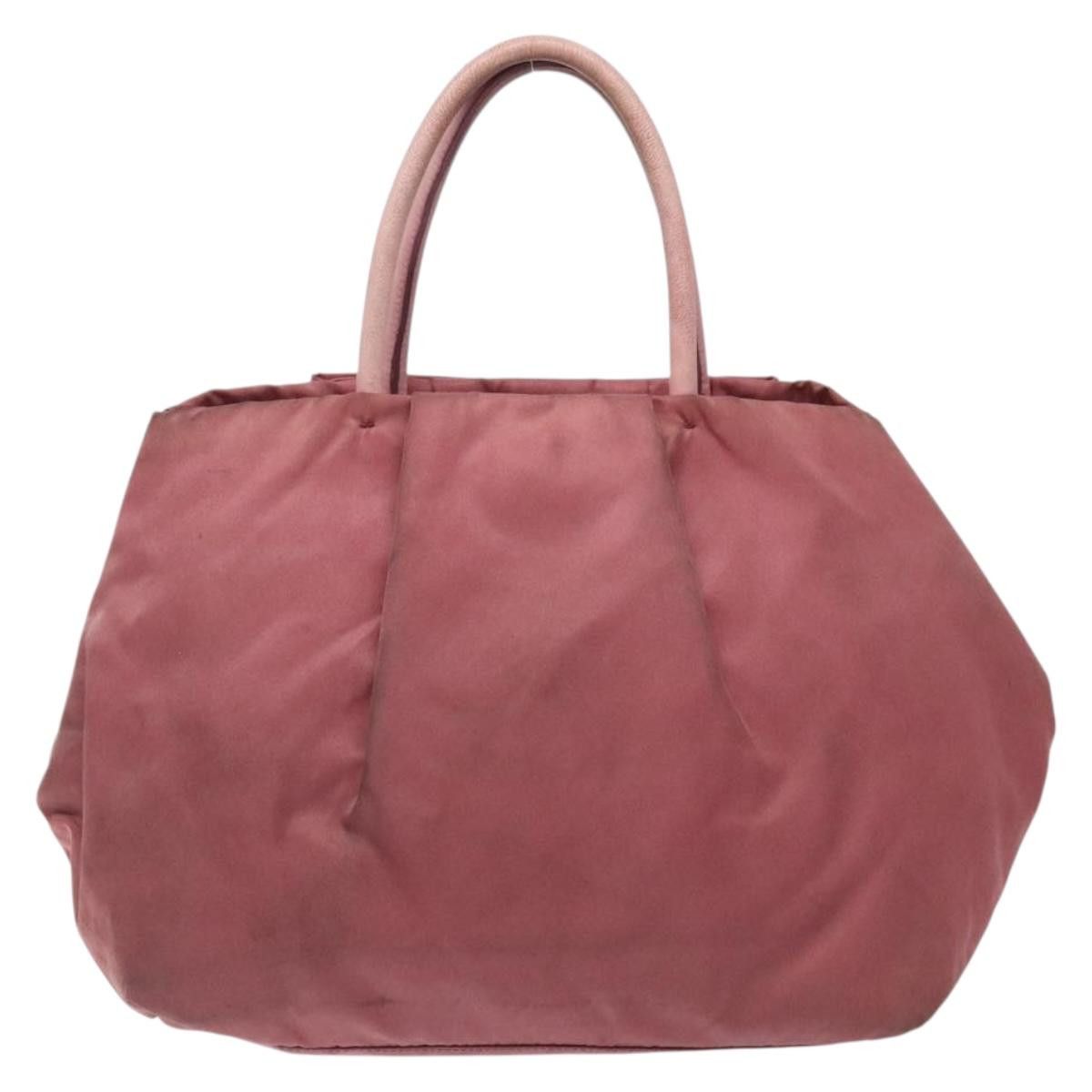 Prada PRADA Hand Bag Nylon Pink Gold Size ONE SIZE - 3 Thumbnail