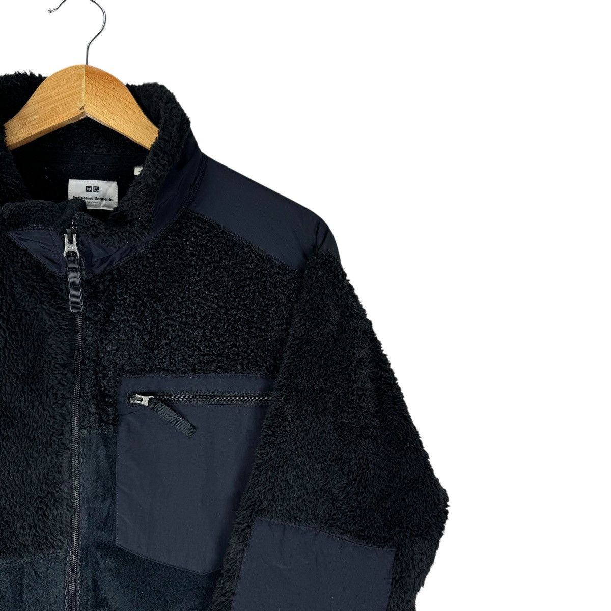 Engineered Garments × Japanese Brand × Uniqlo ☀️EG X UNIQLO FLEECE SHERPA ZIPPER JACKET Size US L / EU 52-54 / 3 - 4 Thumbnail