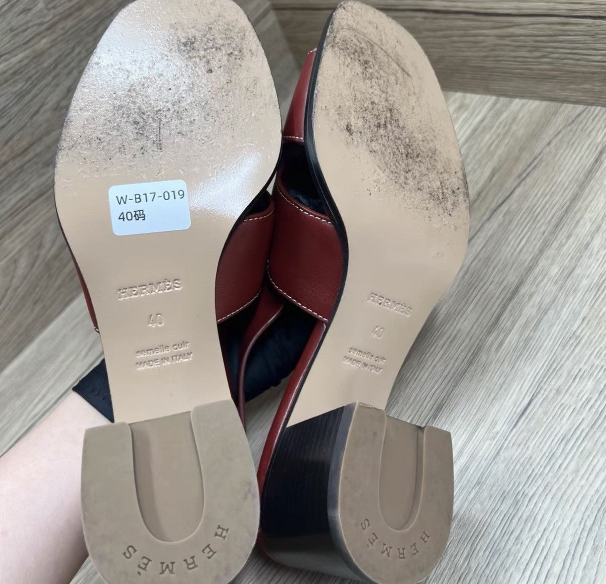 Hermes Hermès Red High Heel Sandals J41 Size US 10 / IT 40 - 5 Thumbnail