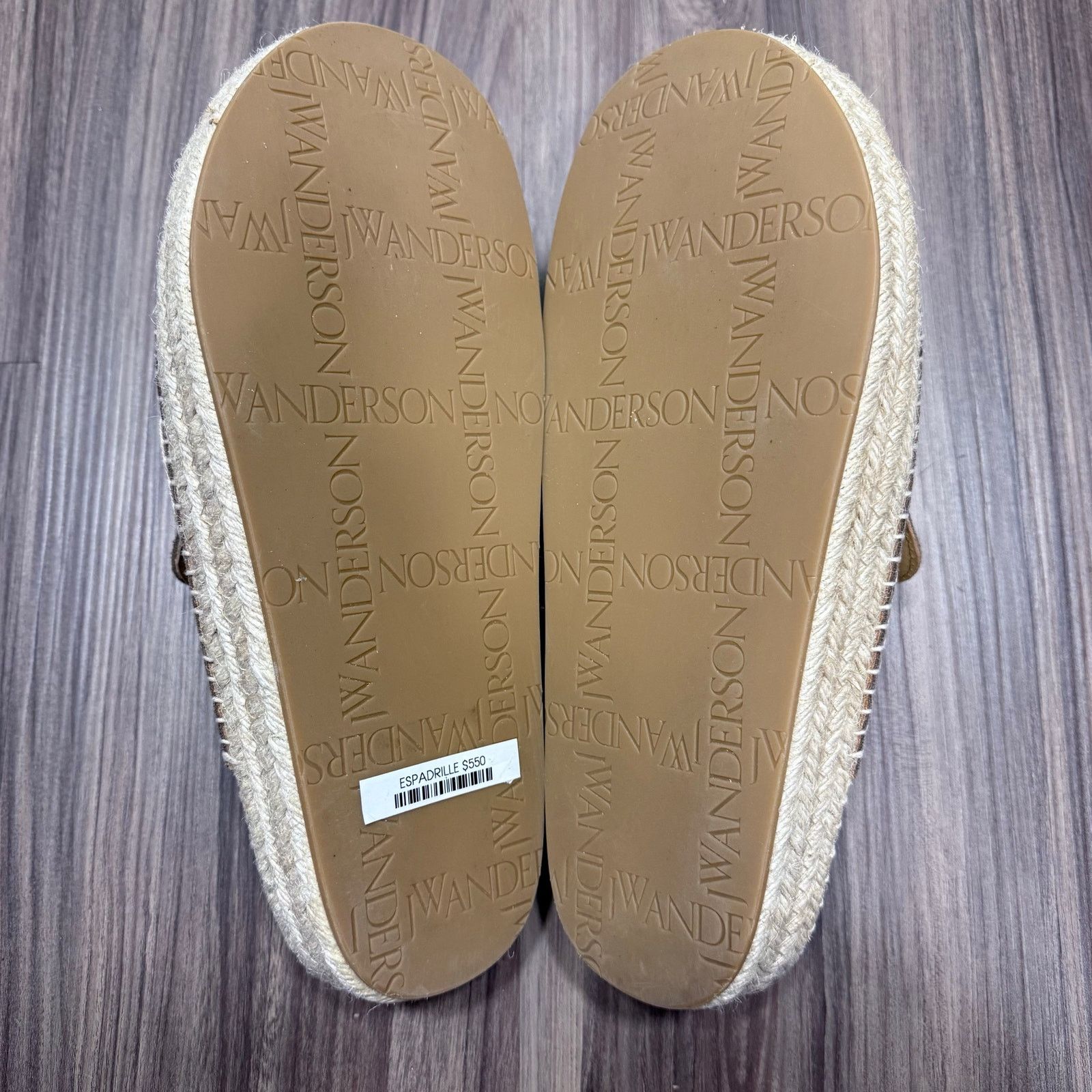 JW Anderson NIB JW Anderson Taupe Loafer Mule Espadrilles | US 43 UNISEX Size US 10 / EU 43 - 7 Thumbnail