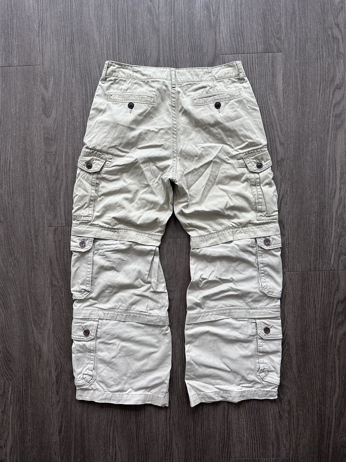 Handmade Custom Upcycled Cargo Pants and Tote Bag Set Size US 32 / EU 48 - 2 Thumbnail