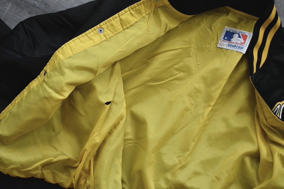 MLB Vintage 90s Pittsburgh Pirates MLB Starter Jacket (L) Size US L / EU 52-54 / 3 - 6 Thumbnail