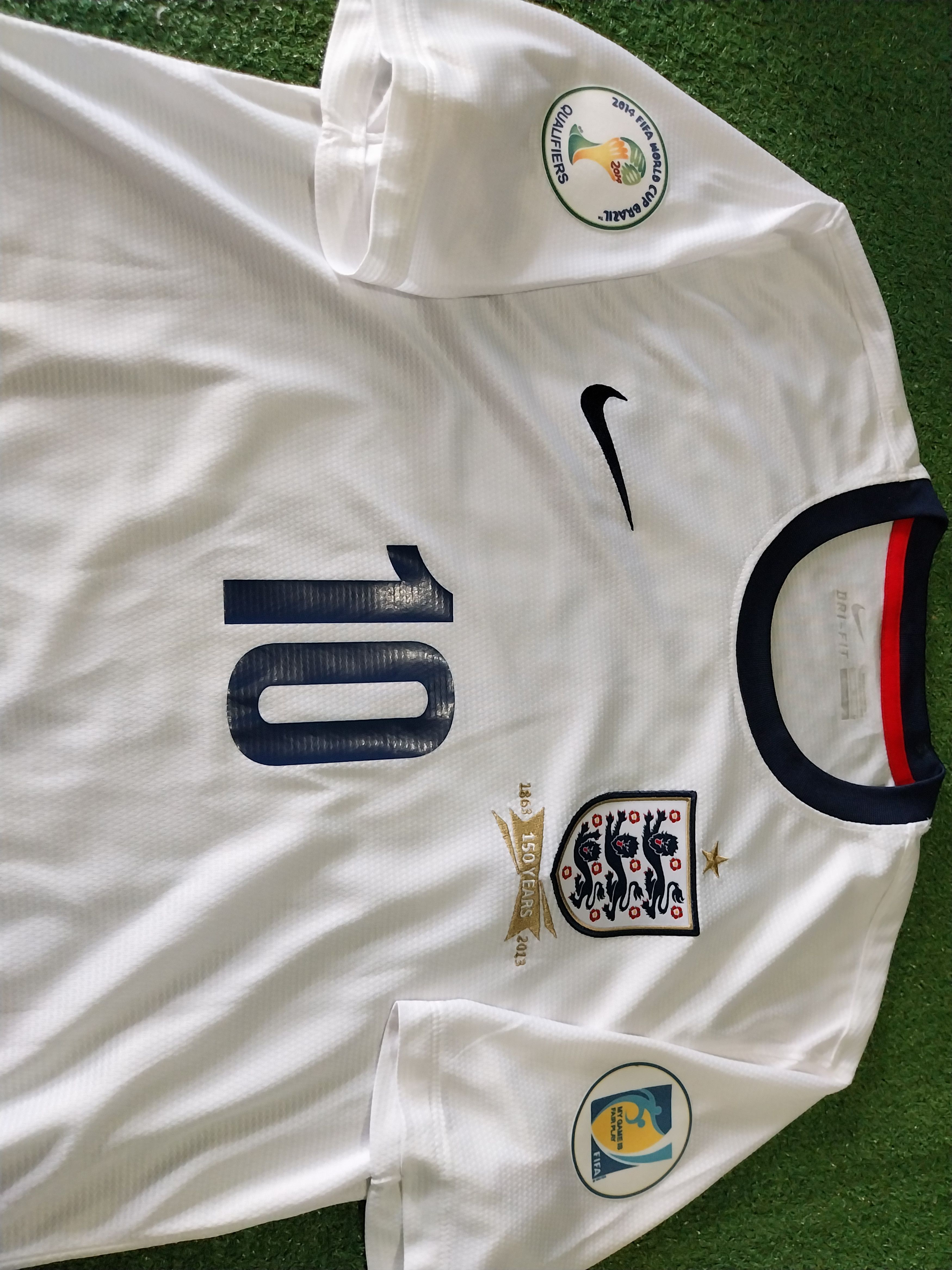 Nike England home 2012/2013 wayne rooney jersey football Size US M / EU 48-50 / 2 - 3 Thumbnail