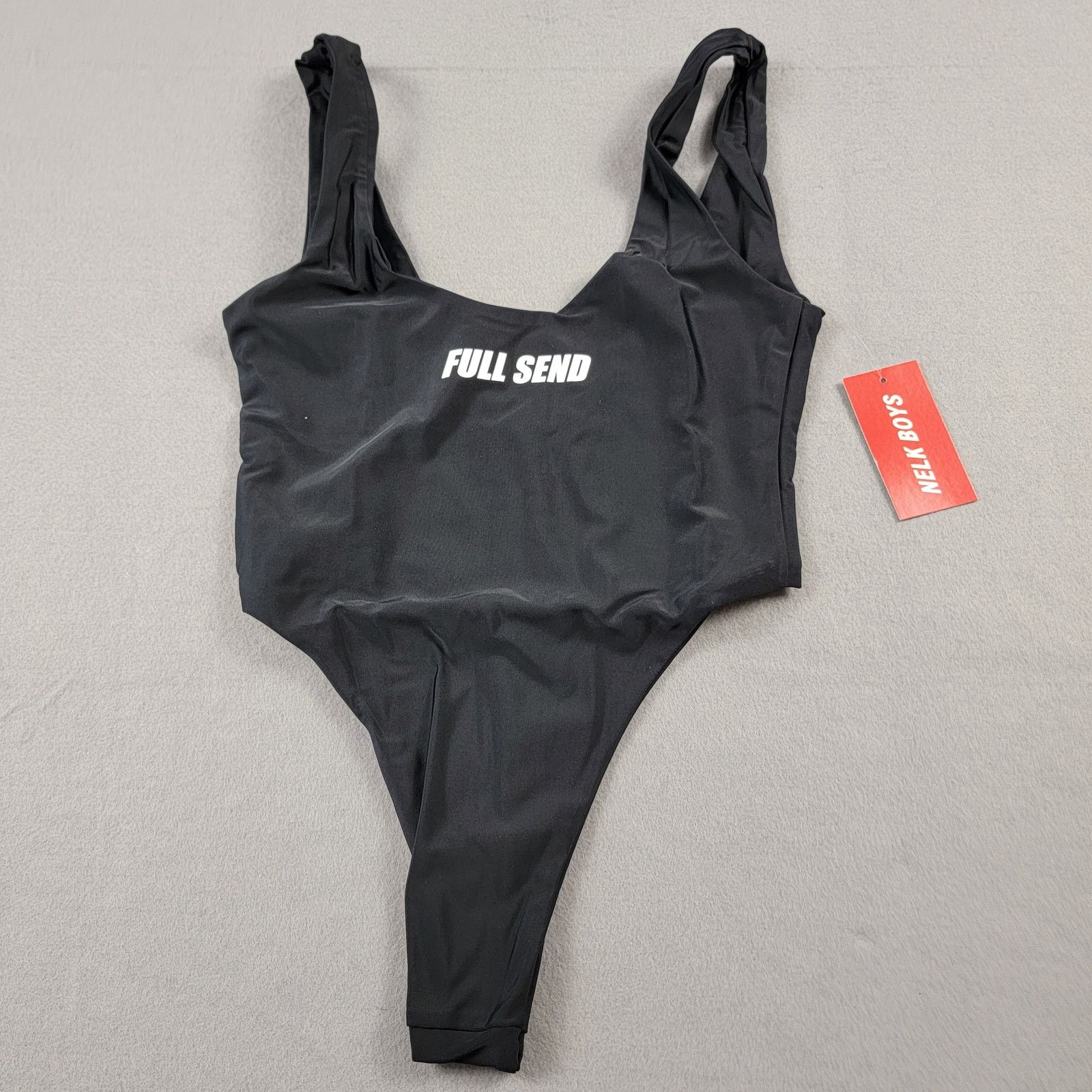 Full Send Full Send Women's One Piece Black Swimsuit - Size S (244) Size S / US 4 / IT 40 - 1 Thumbnail
